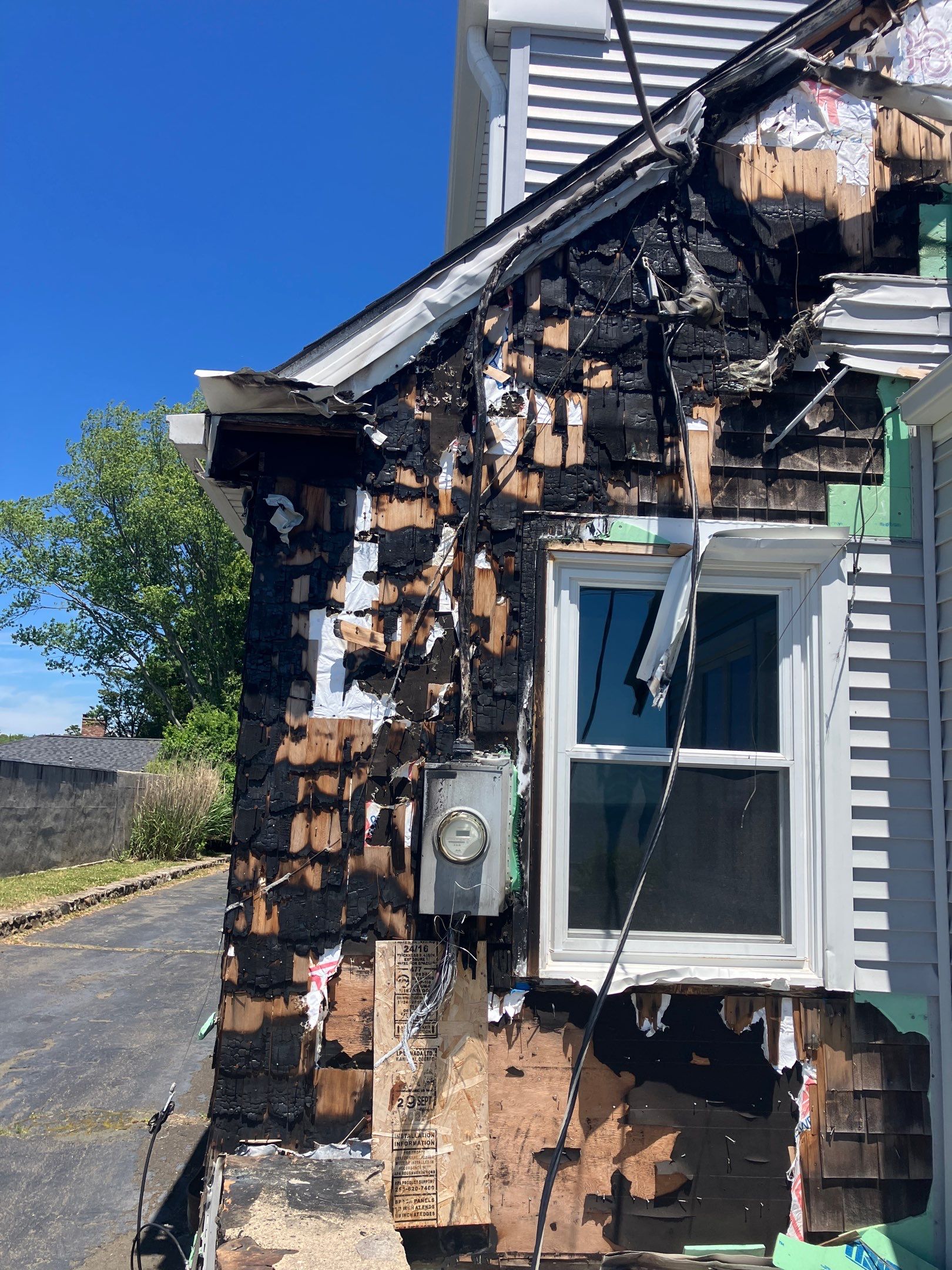 Fire Damage? No problem. by DiGiorgi Roofing and Siding Inc