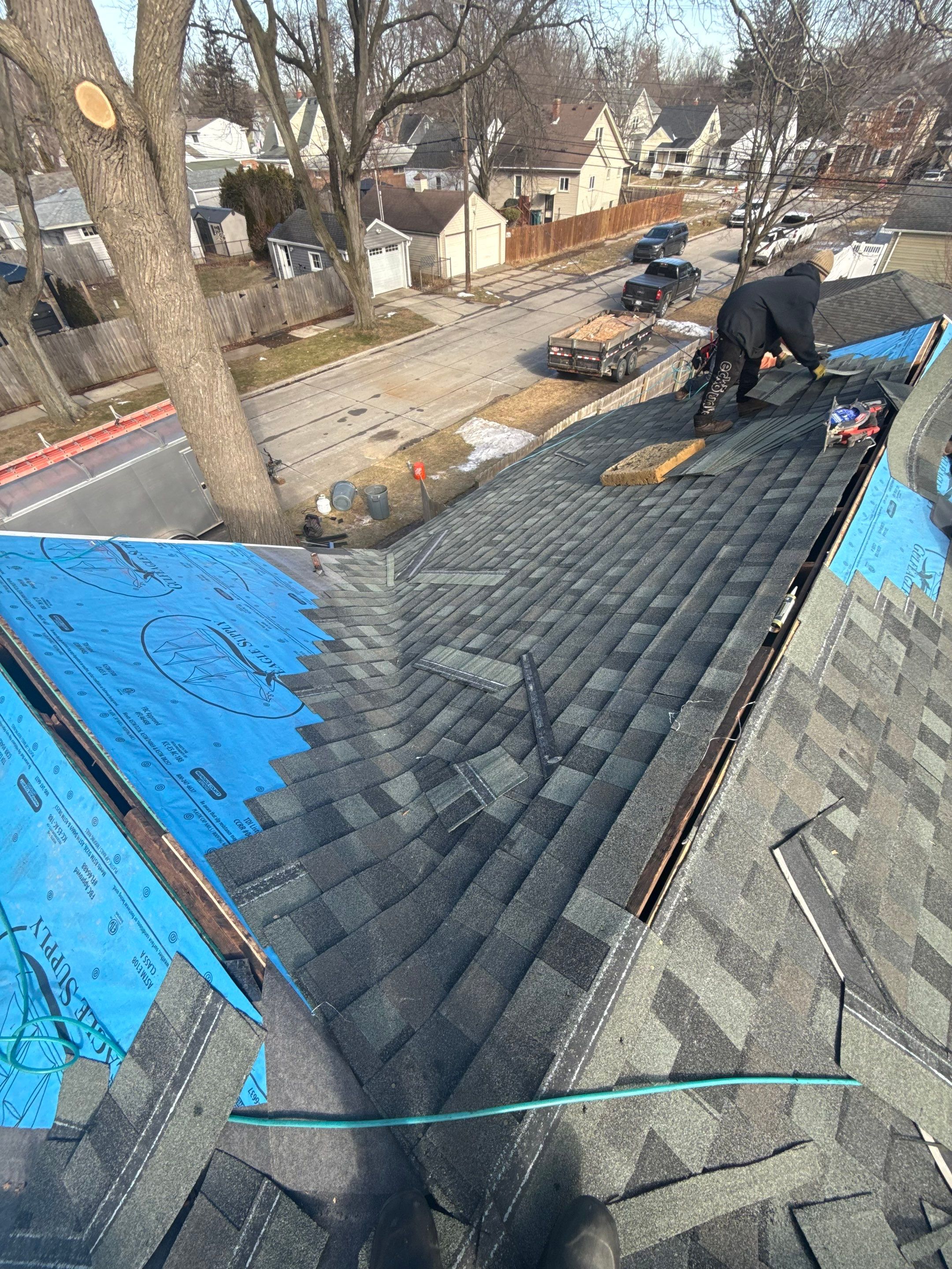 Roof Replacement using TK Thunderstorm Gray by 180 Contractors