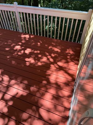 Wood Deck using Wood Stain
