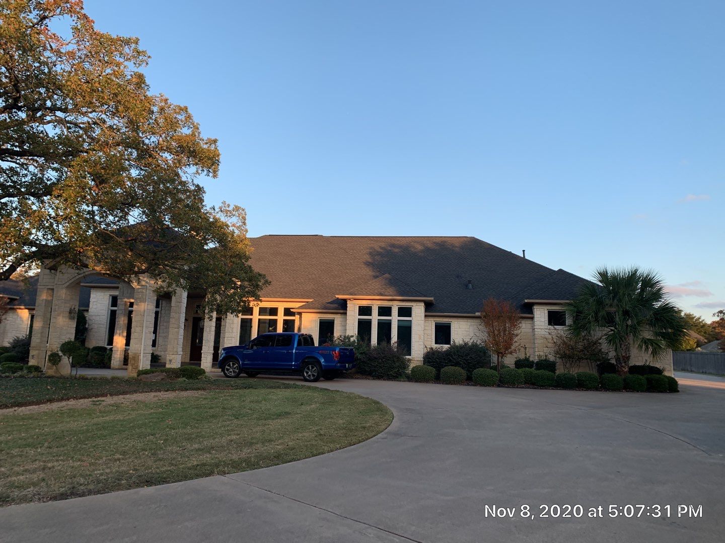 Huge Estate - Residential Roofing Installation using GAF Timberline HDZ Shingle System by First United Roofing & Construction