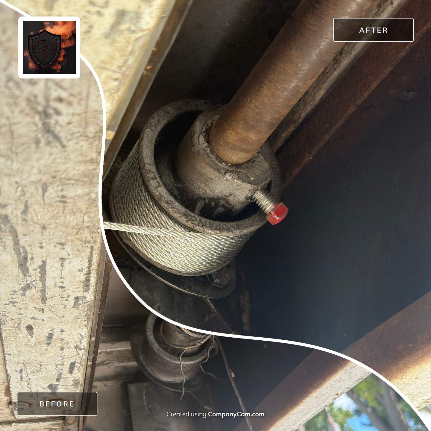 Torsion Spring and Lifting Cable Repair in Oakland by Valiant Garage Door