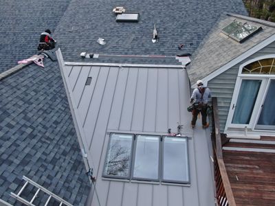 Project: Full Roof Replacement — Asphalt Shingle + Standing Seam Metal 