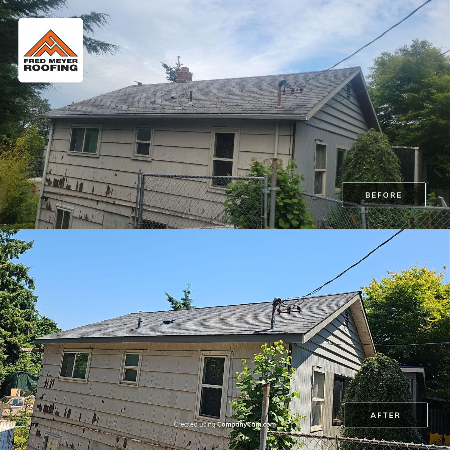Roof Project in SeaTac by Fred Meyer Roofing
