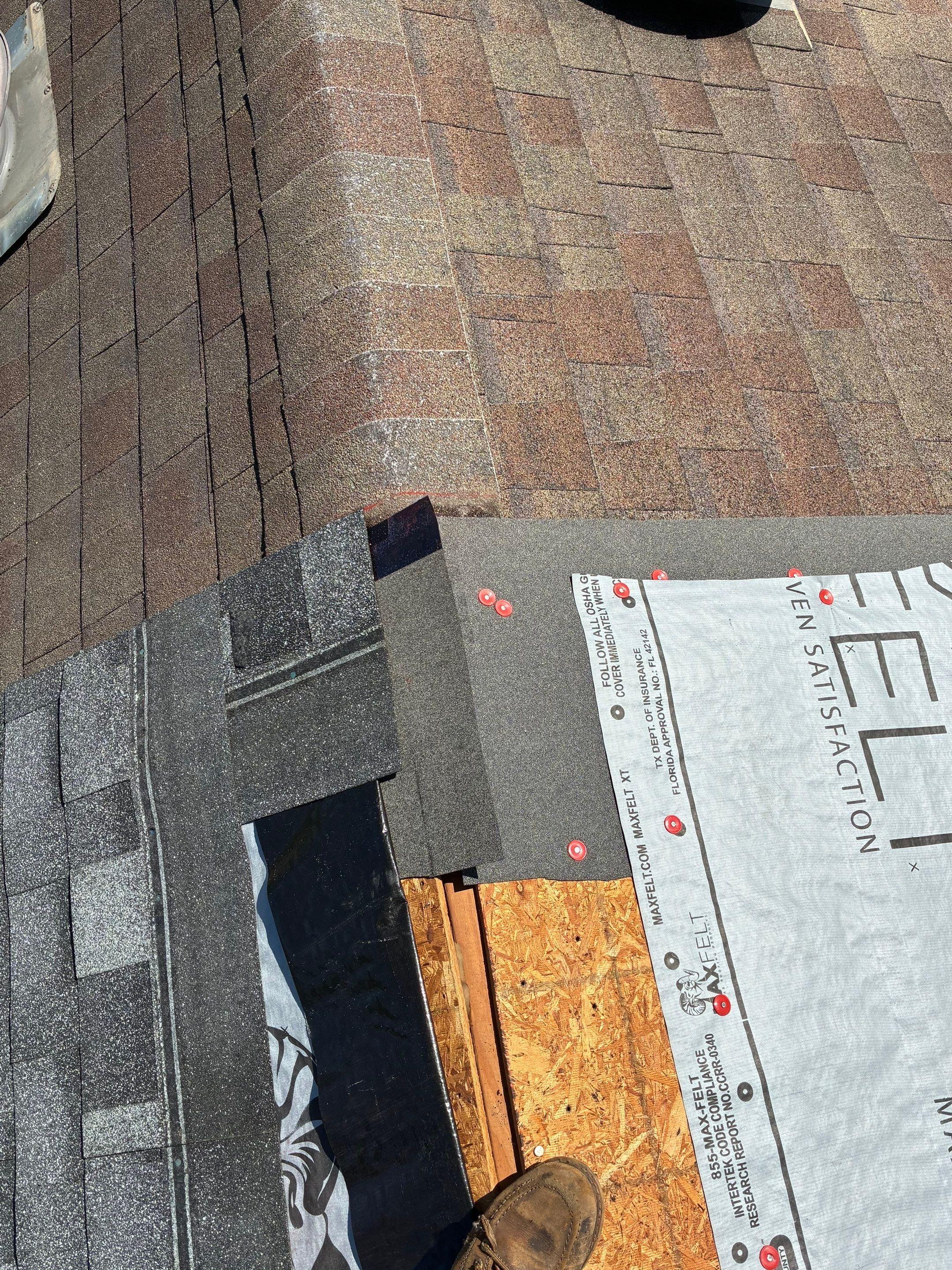 Townhome Reroof by Berry Good Roofing