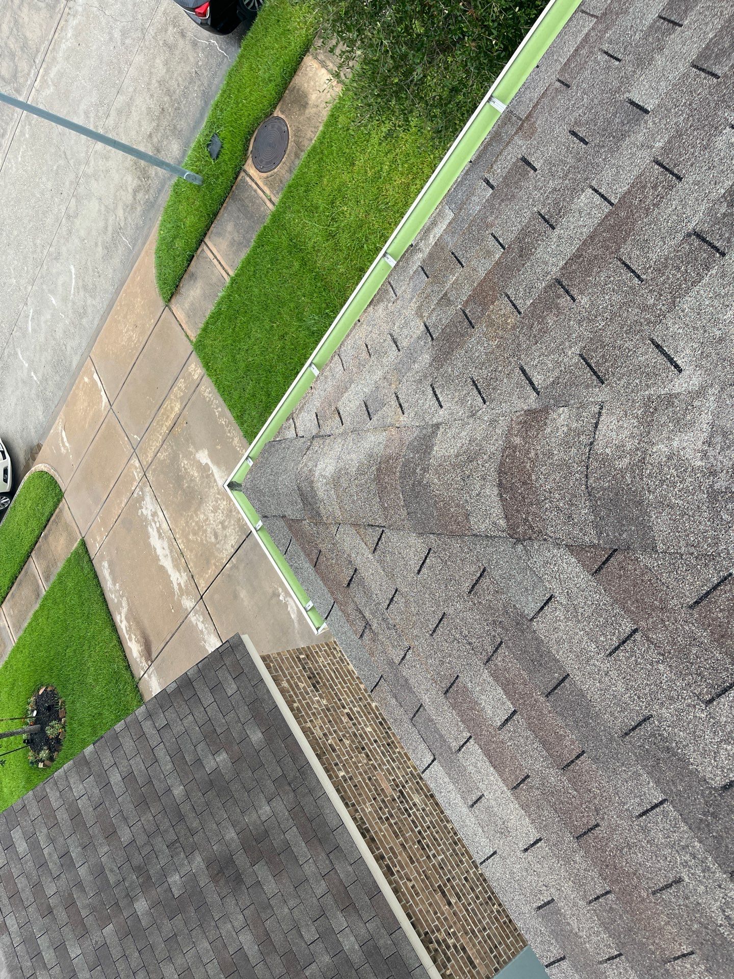 Hail Damage using Owen's Corning Duration (Lifetime) Shingles by Roof Repair Company