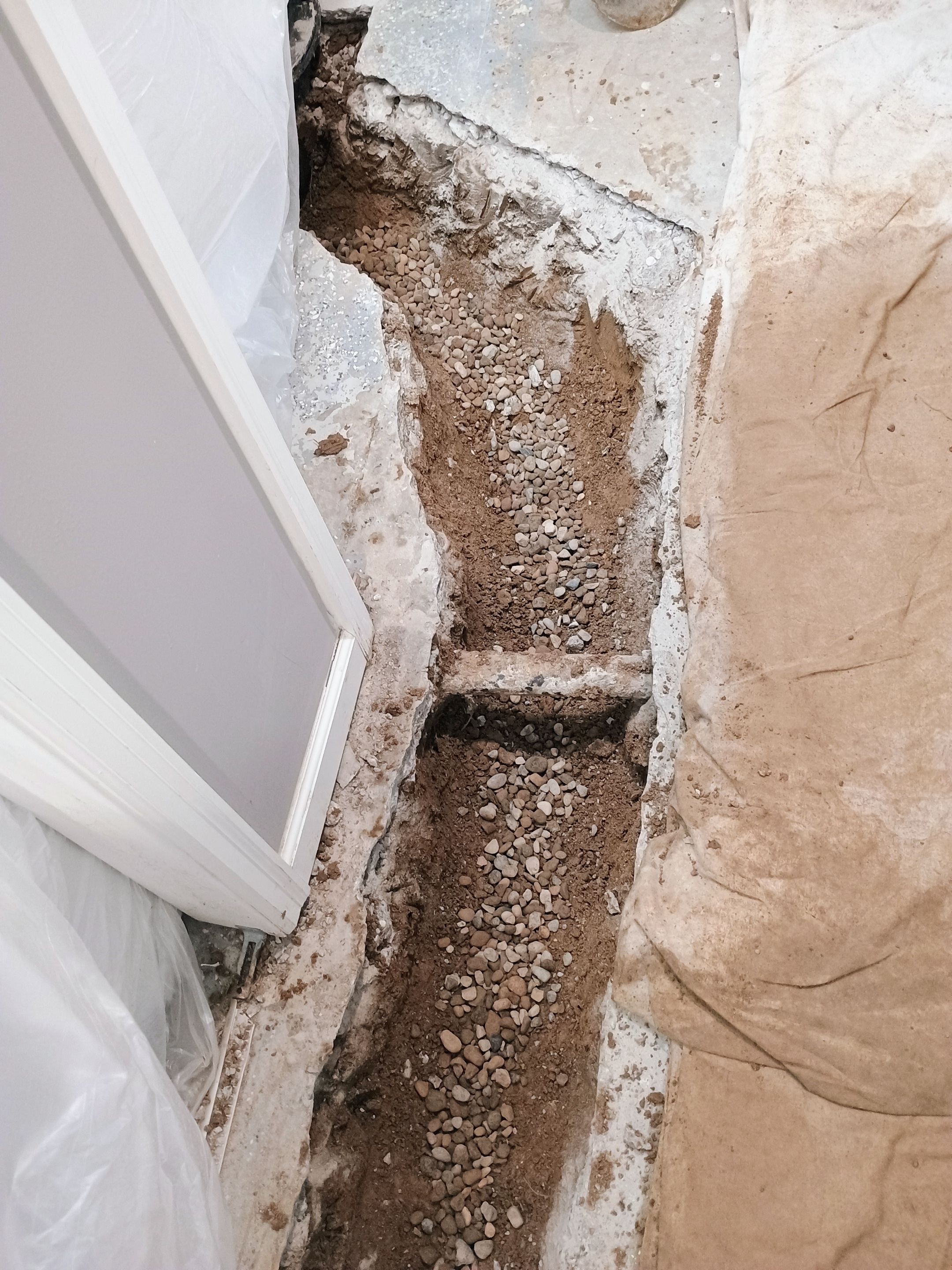 Interior Drain Tile in St. Louis Park by Waterproofing Northeast