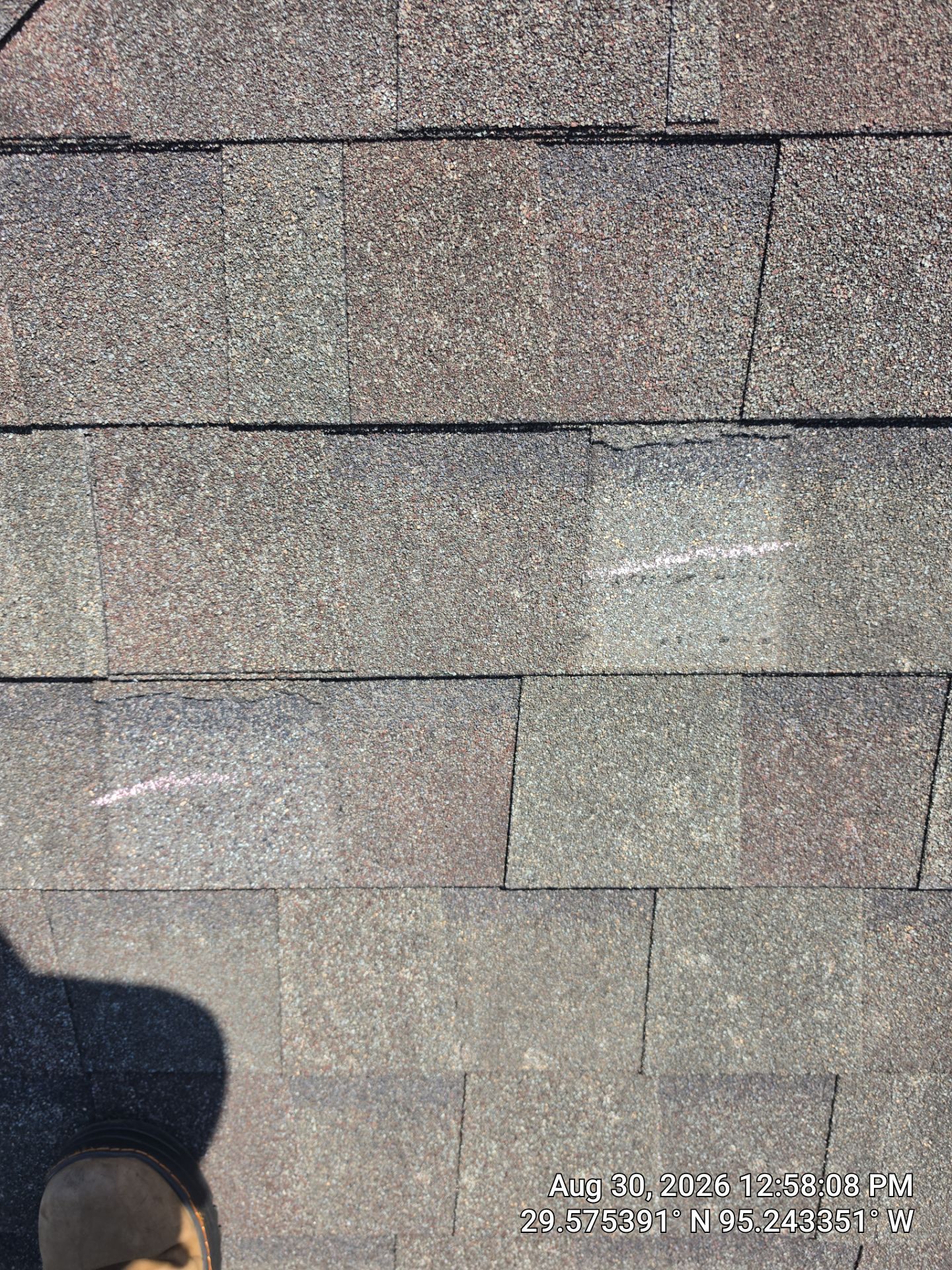 Asphalt Shingle Roof Inspection and Damage Assessment in Houston by Good Vibes Roofing