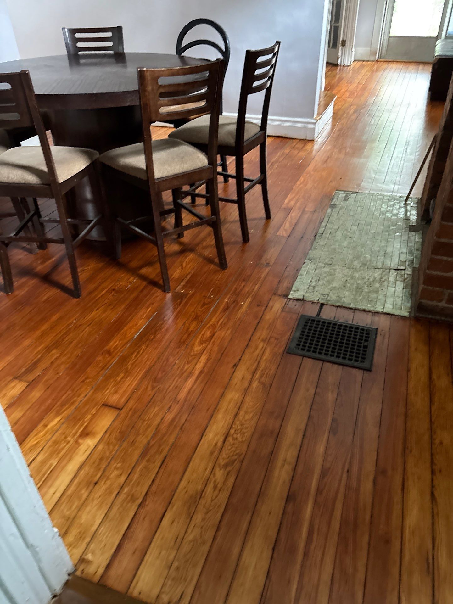Historic Refinish Project in Covington by Footprints Floors Kentucky