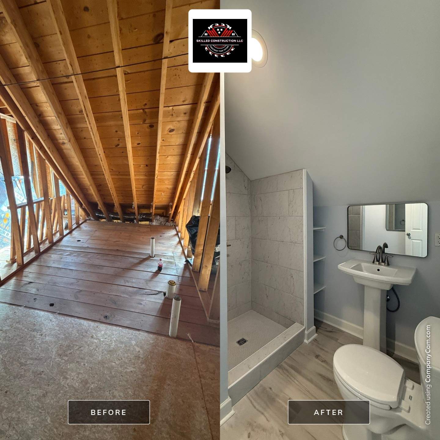 Attic Conversion by Skilled Construction LLC