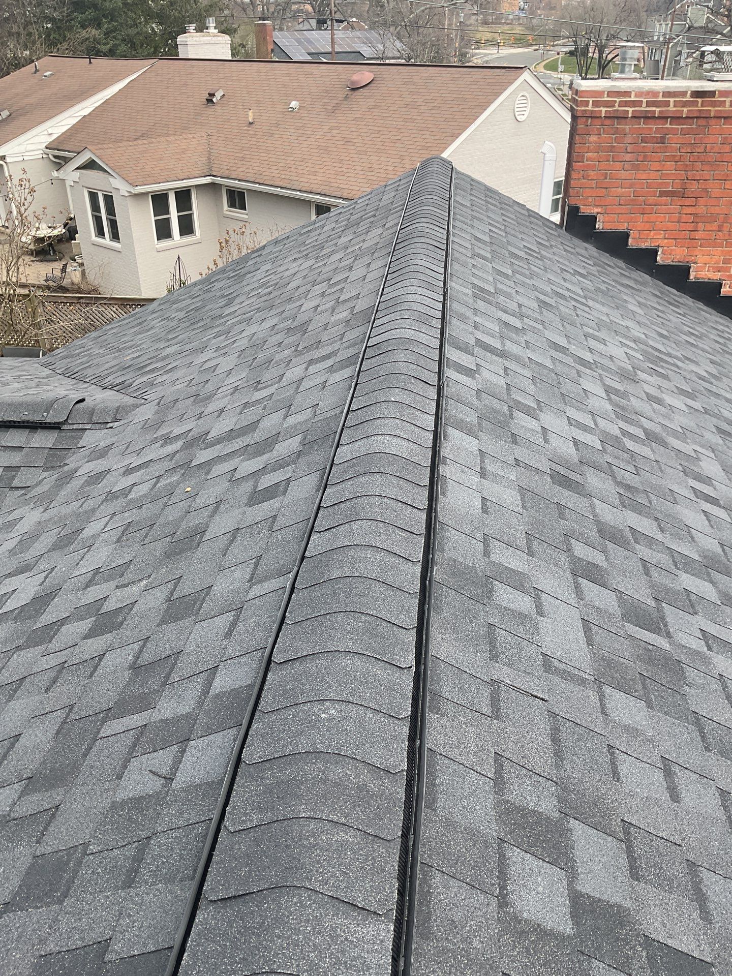 Arlington CertainTeed Landmark Pro Roof in Max Def Moire Black by RM Banning, Inc.