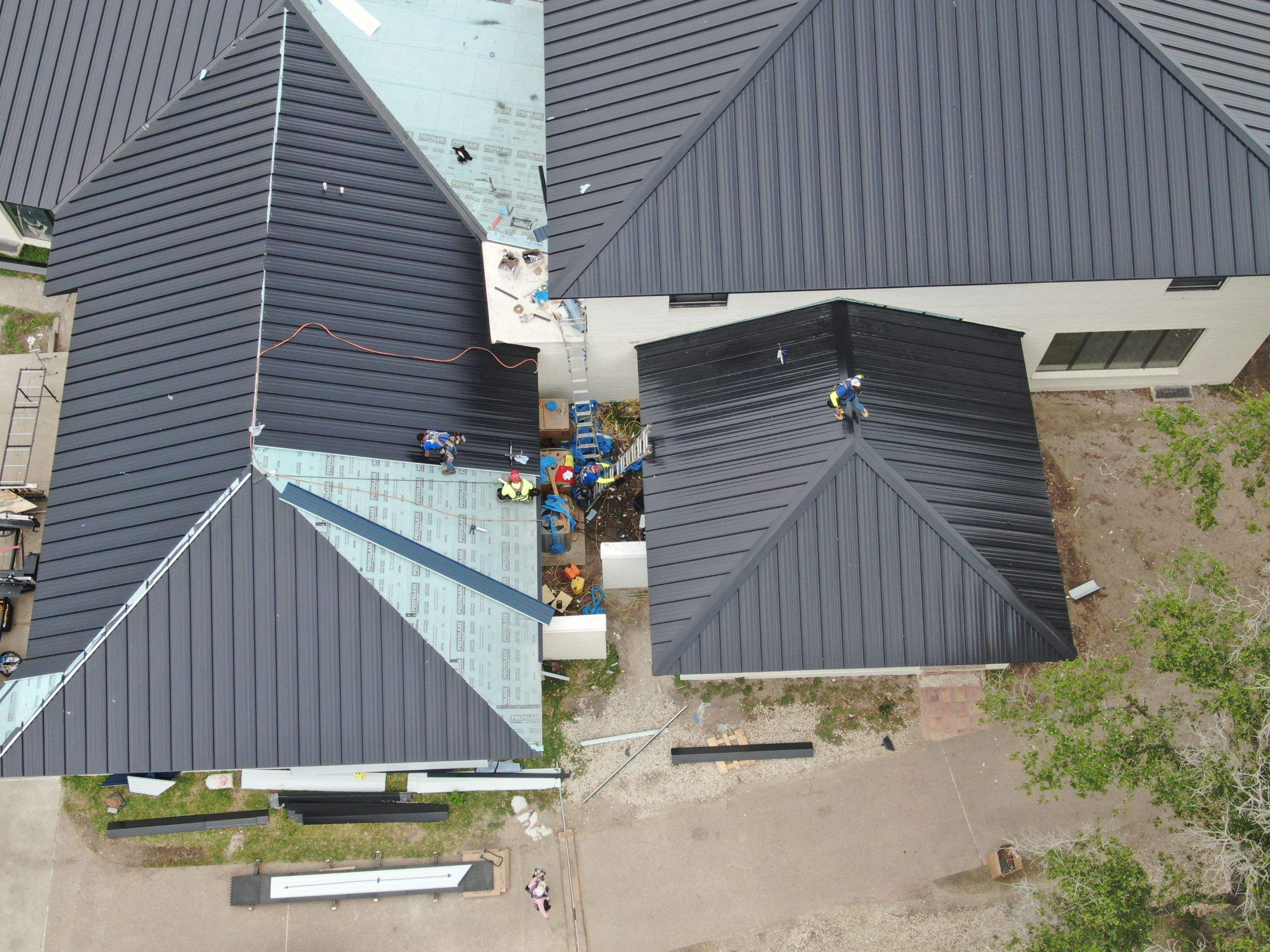 Megalodon Metal Roof on Corpus Bay by Bayfront Roofing and Construction