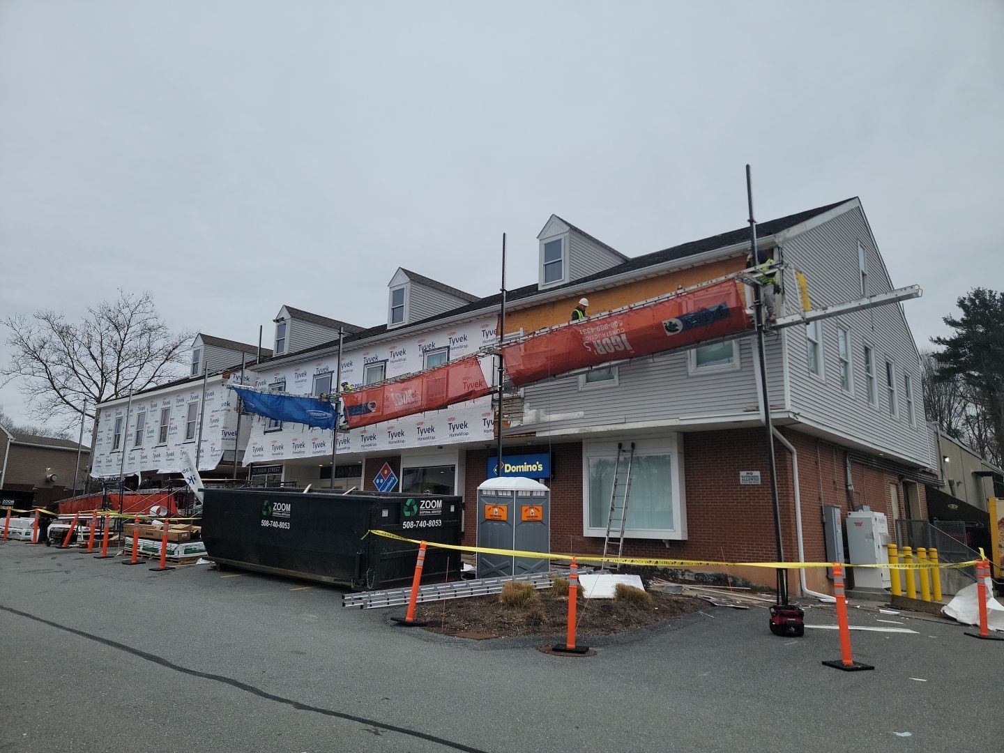 James Hardie Siding on Comercial building by UBrothers Construction