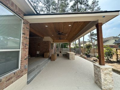 Pool, Patio Cover and Summer Kitchen in Sterling Ridge