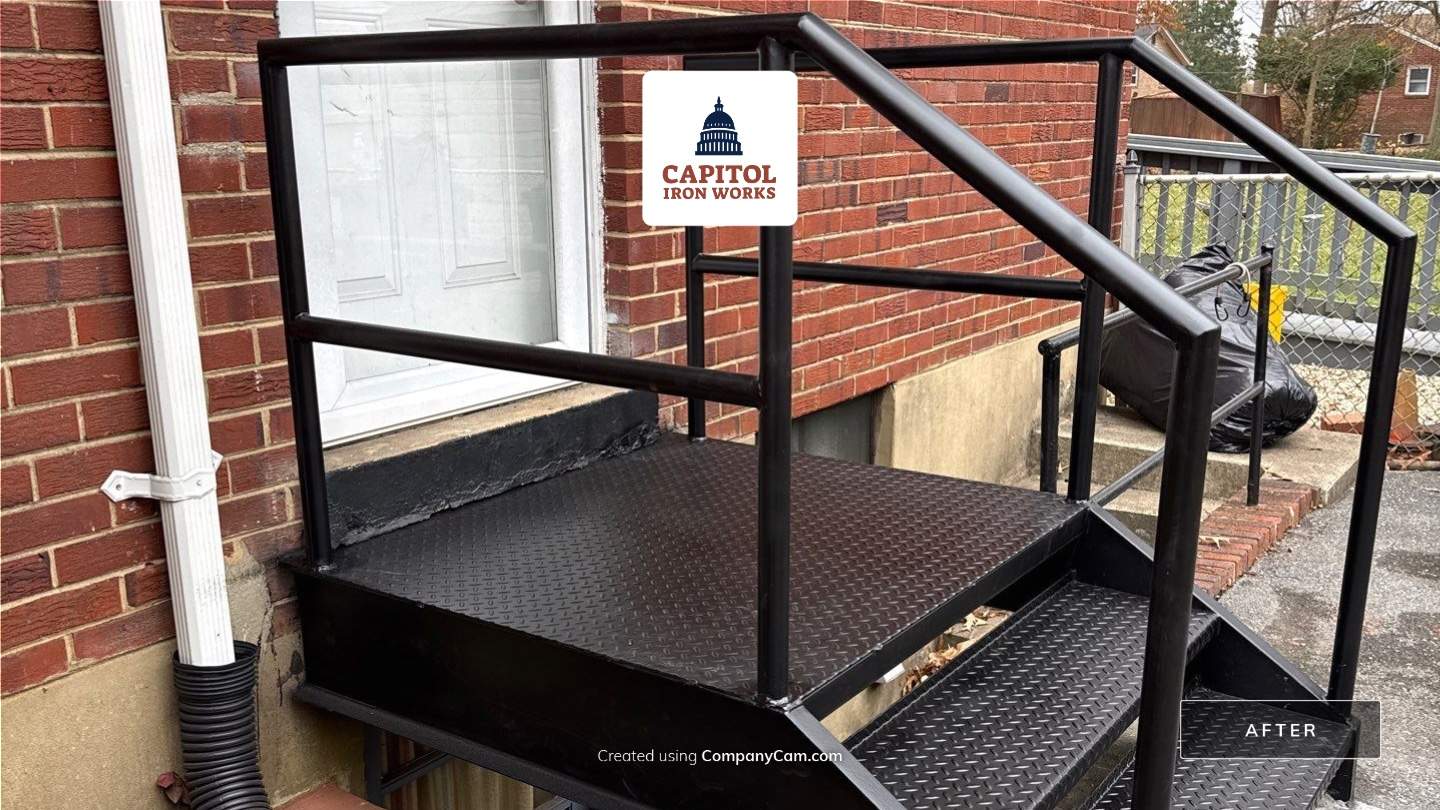 Structural Iron Staircase Replacement – Lanham, MD by Capitol Iron Works