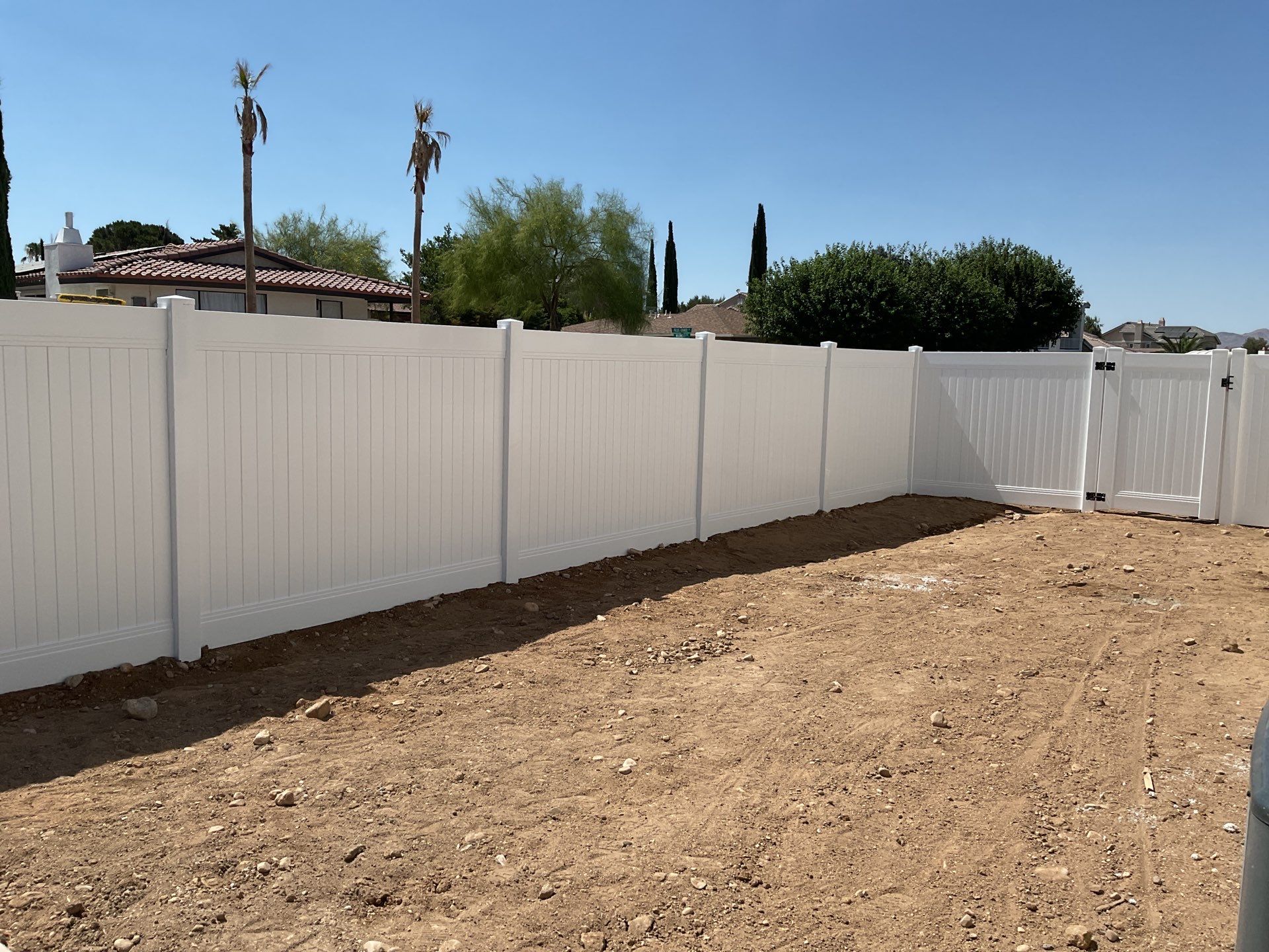 Fence Installation using Vinyl by Fence Guys Inc.