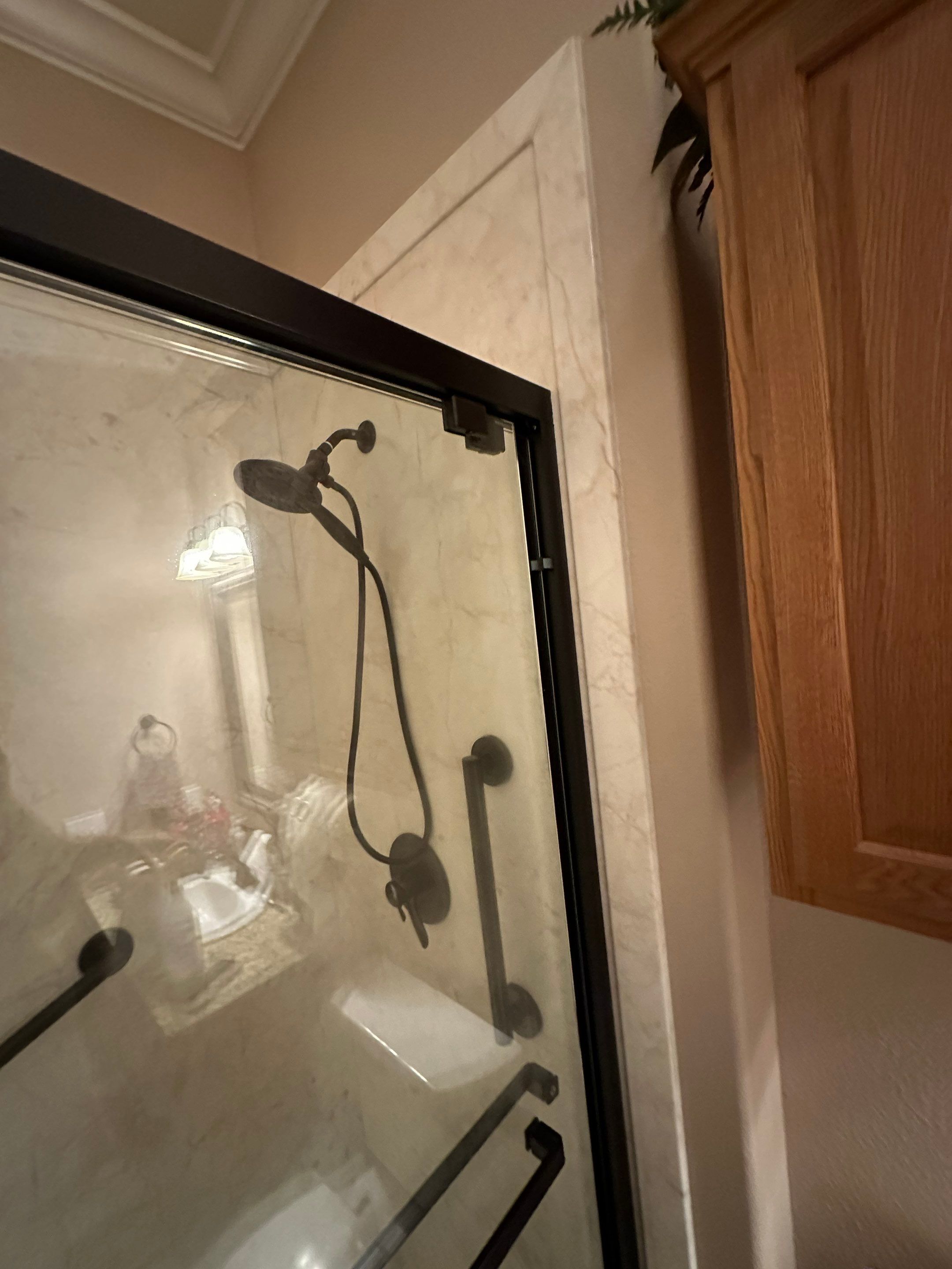 Tub to walk in Shower in Fredericksburg by Lane Lauritsen - The Hill Country, Texas
