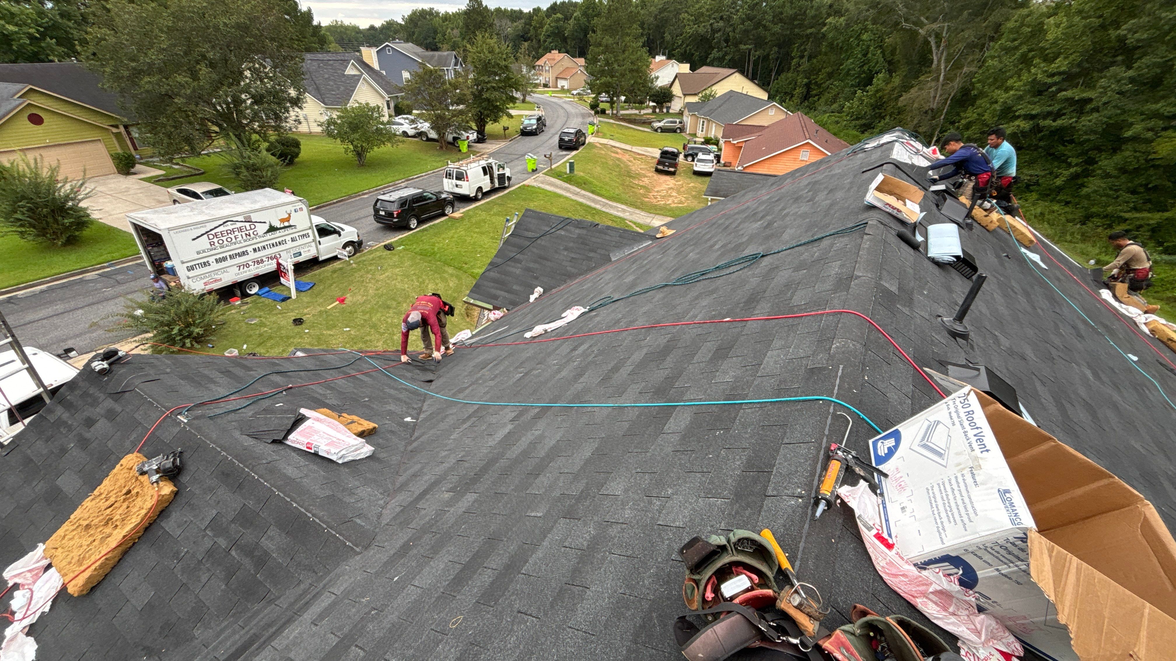 Rela state help  by Deerfield Roofing LLC
