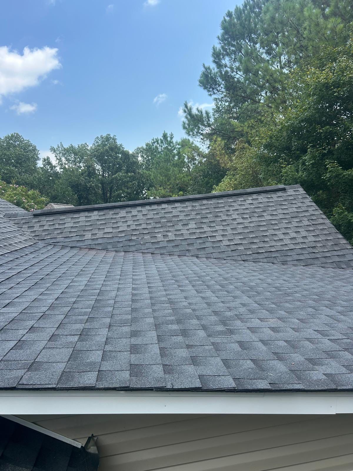 Deck Roof System Replacement in Vestavia Hills (Charcoal) by The Roofing Dudes