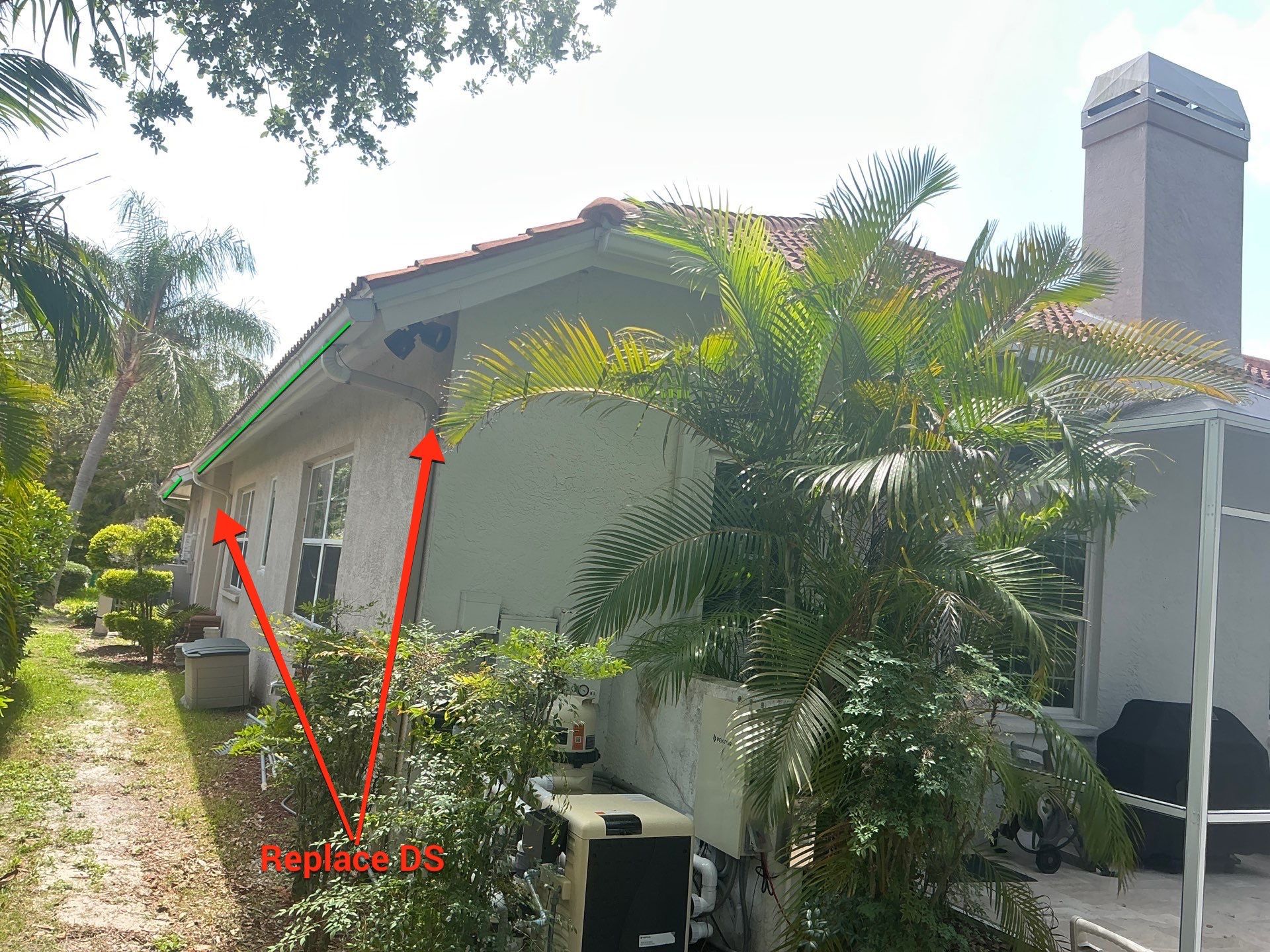 6-inch White Seamless Gutters Installation by Gutter Professors