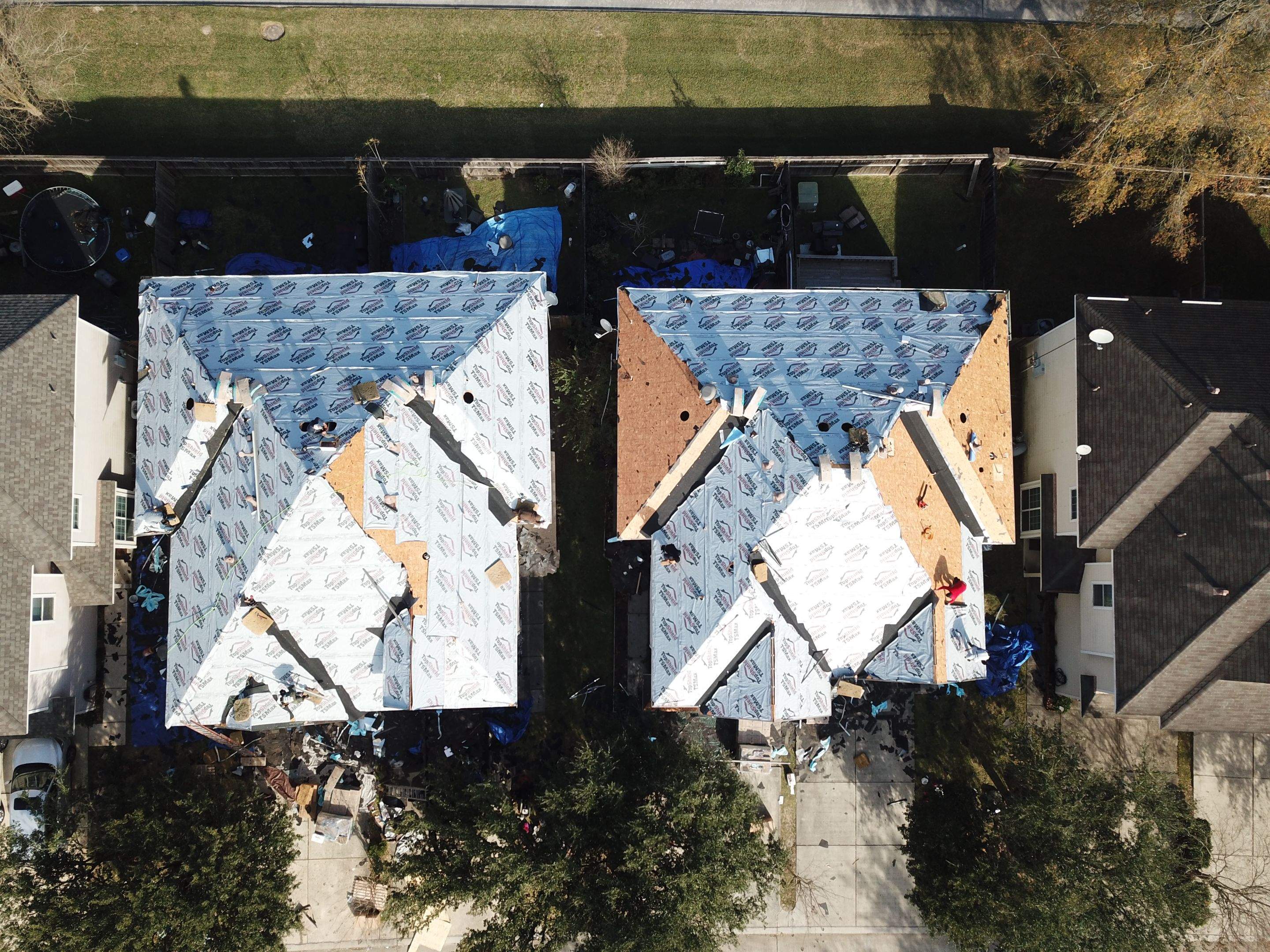 Townhome Community by STX Roofing