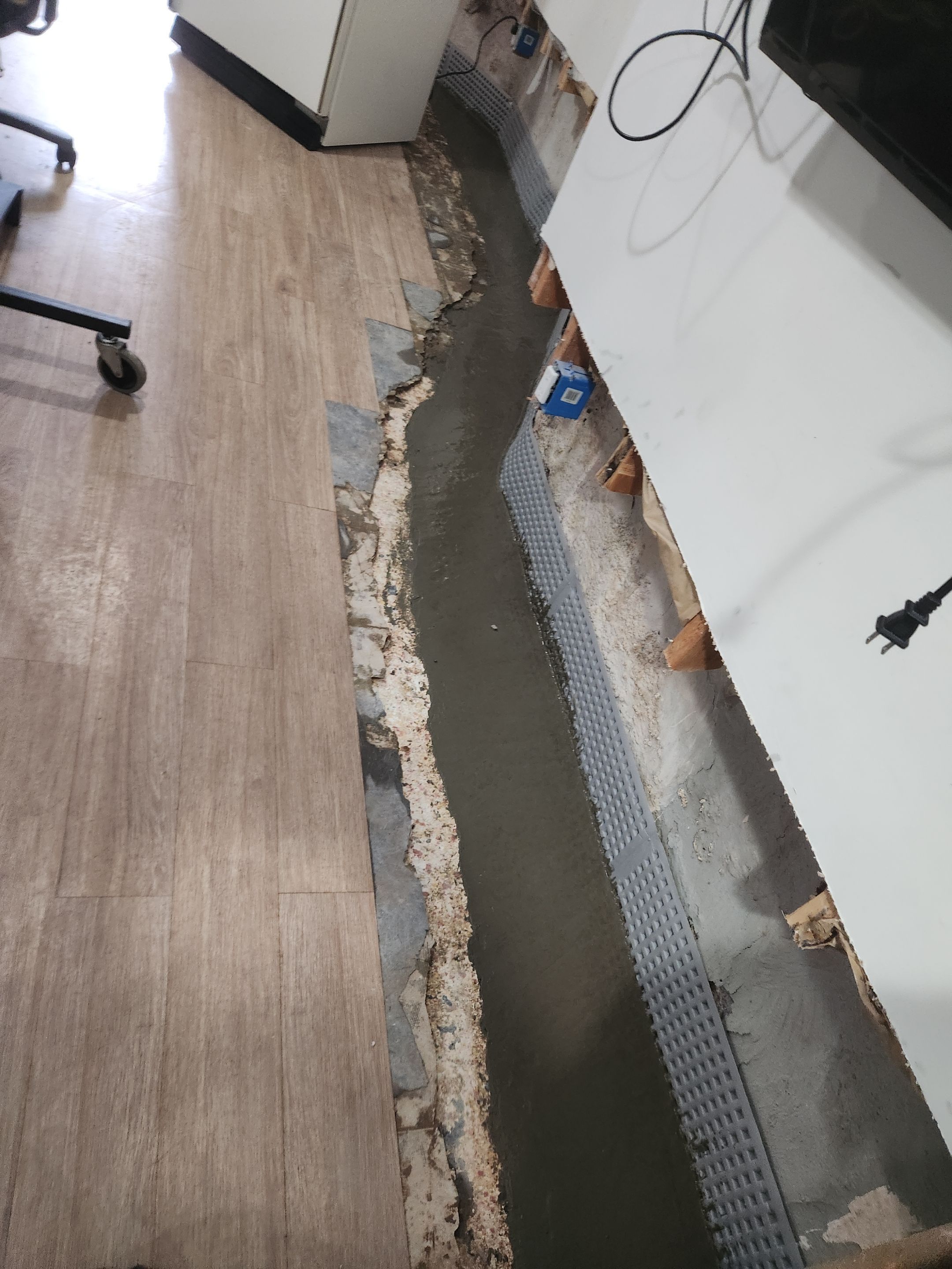 Interior French Drain Kearny NJ by Pure Service Pro, LLC 