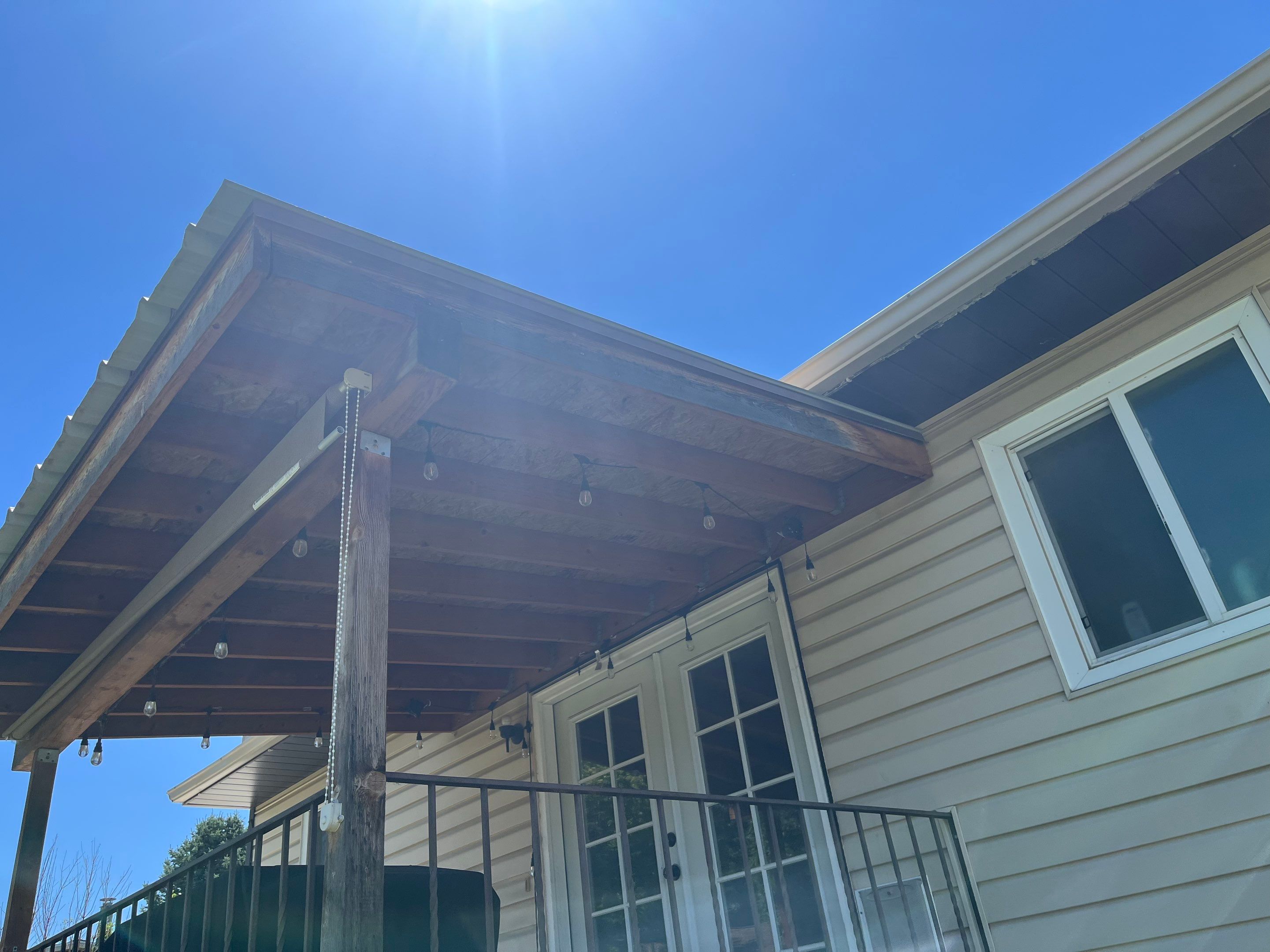 Ogden | Custom Roofline Modernization | Musket Brown & White by Ideal Siding Utah