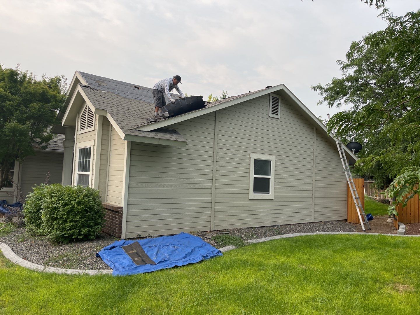 Meridian ID, Residential Roofing Installation using Owens Corning Duration in Driftwood by ID Roofing LLC