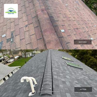 Moire Black Shingles
