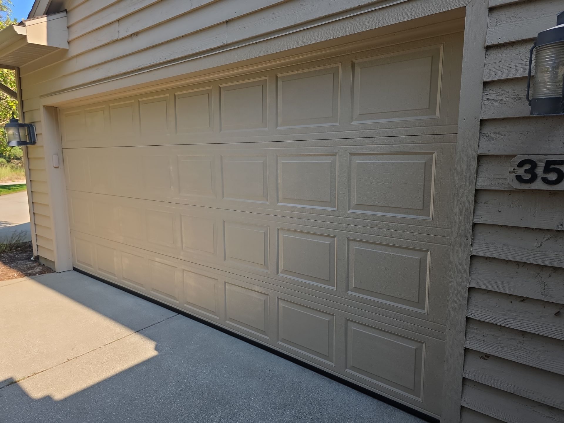 Residential Garage Door Repaint In Muskegon Michigan! by Gordon Painting