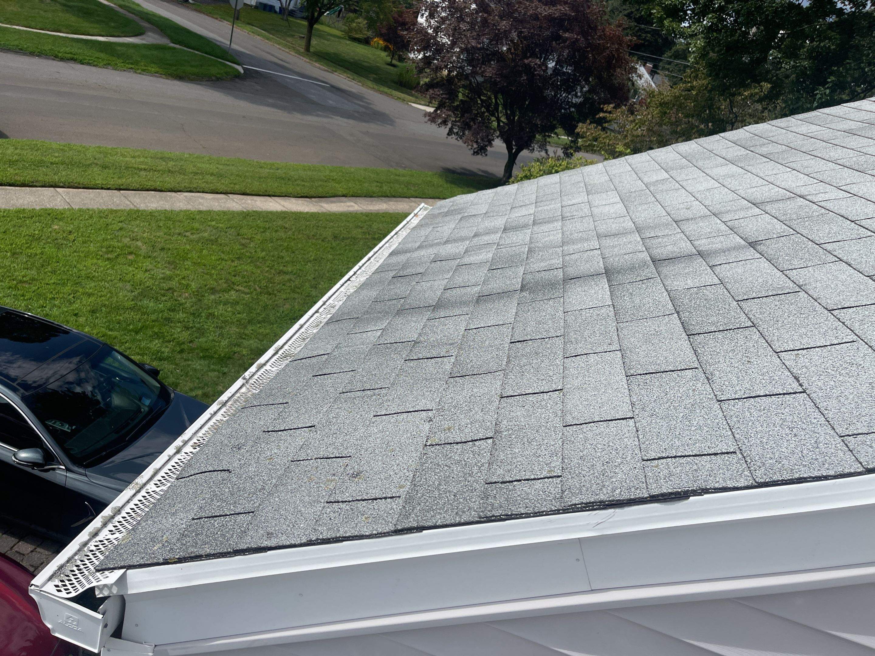 Residential Roofing Installation using Owens Corning TruDefinition Slatestone Gray by A Plus Exterior