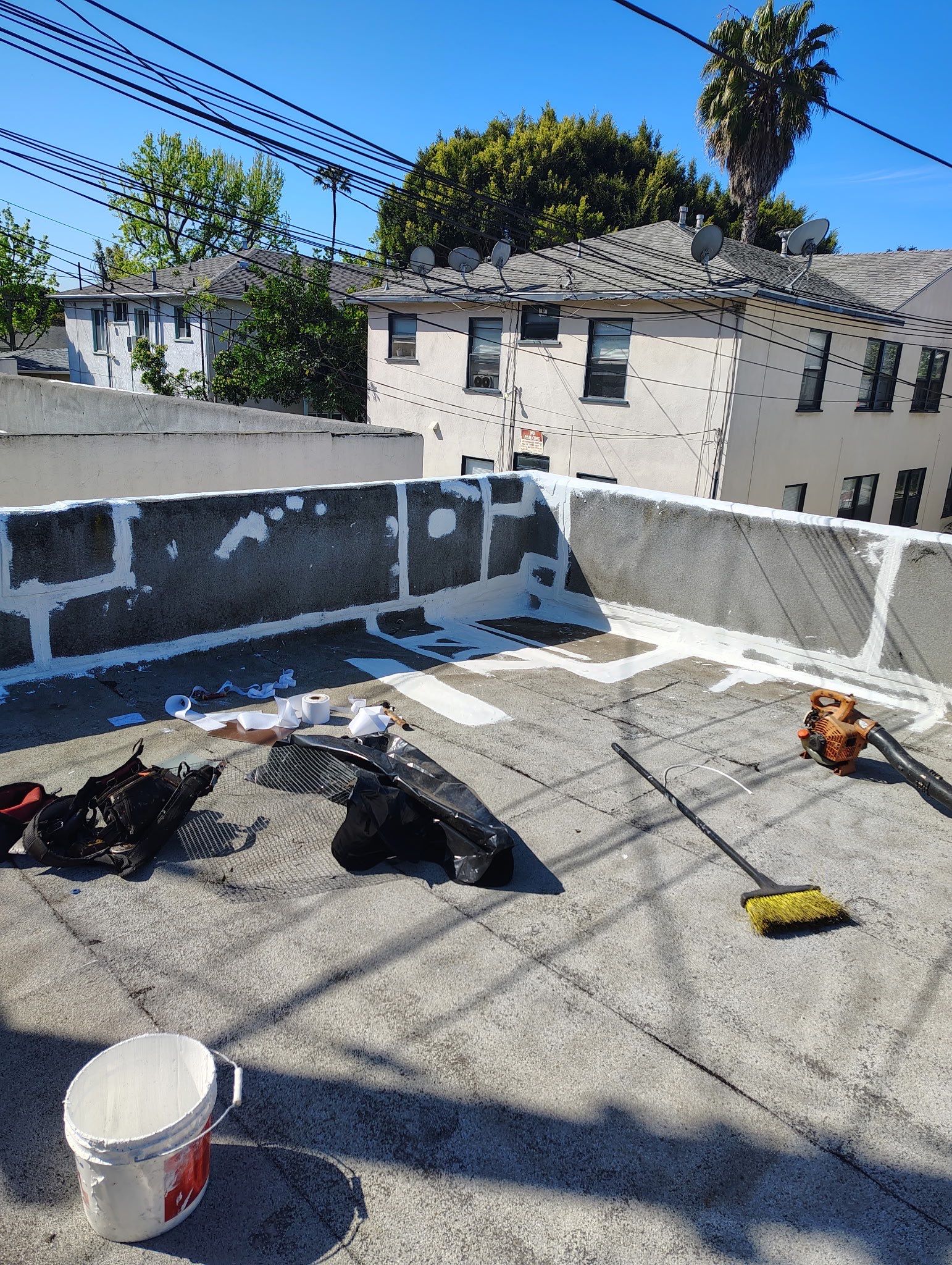 Commercial Silicone Roof System using American Standard Coatings Silicone-S by Hull Brothers Roofing