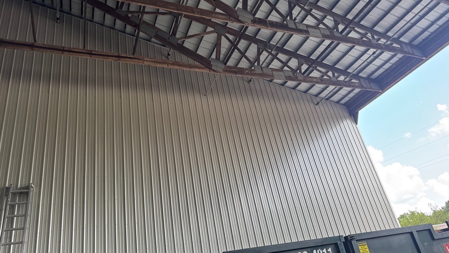 Steel Siding Install on Lean-To by 42 North Construction, LLC.