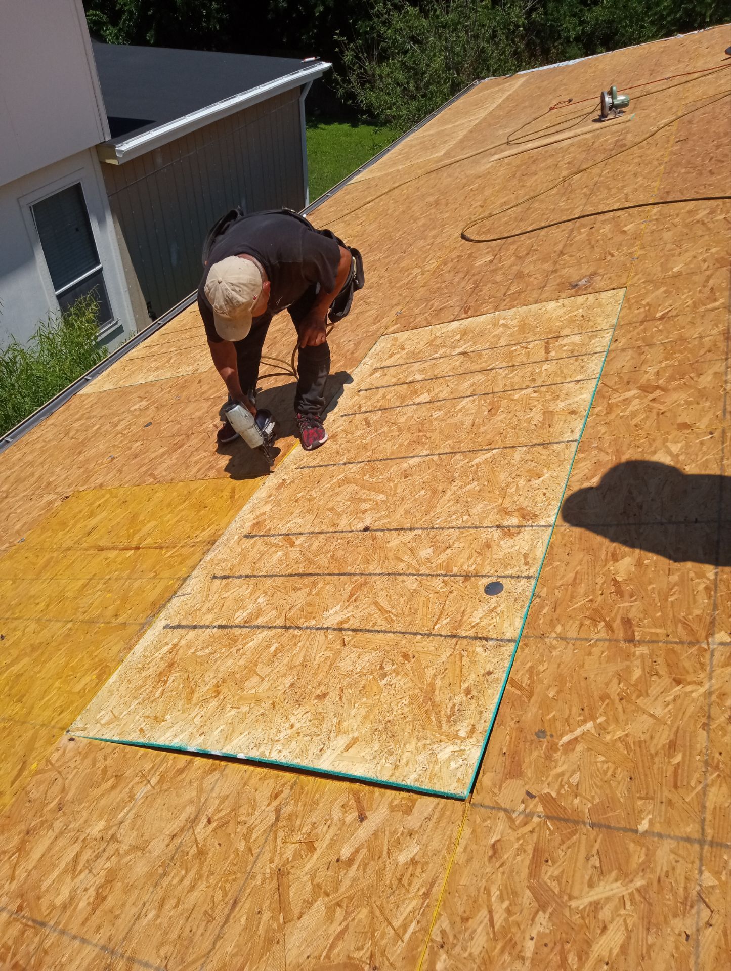Complete Residential Roofing Replacement and Decking Repair in Round Rock by Caliber Restoration LLC