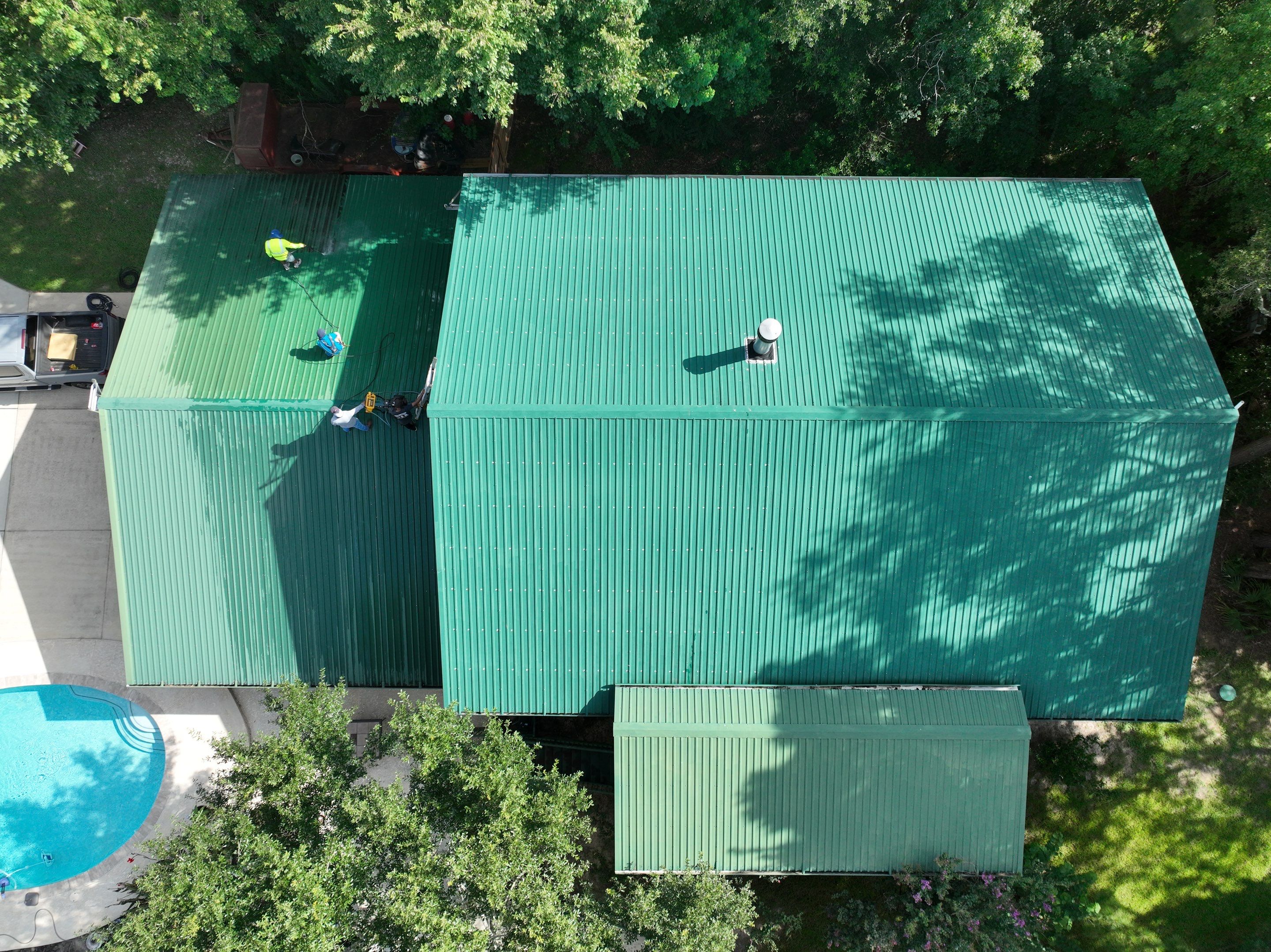 Metal Roof Coating by Roof Concepts Construction