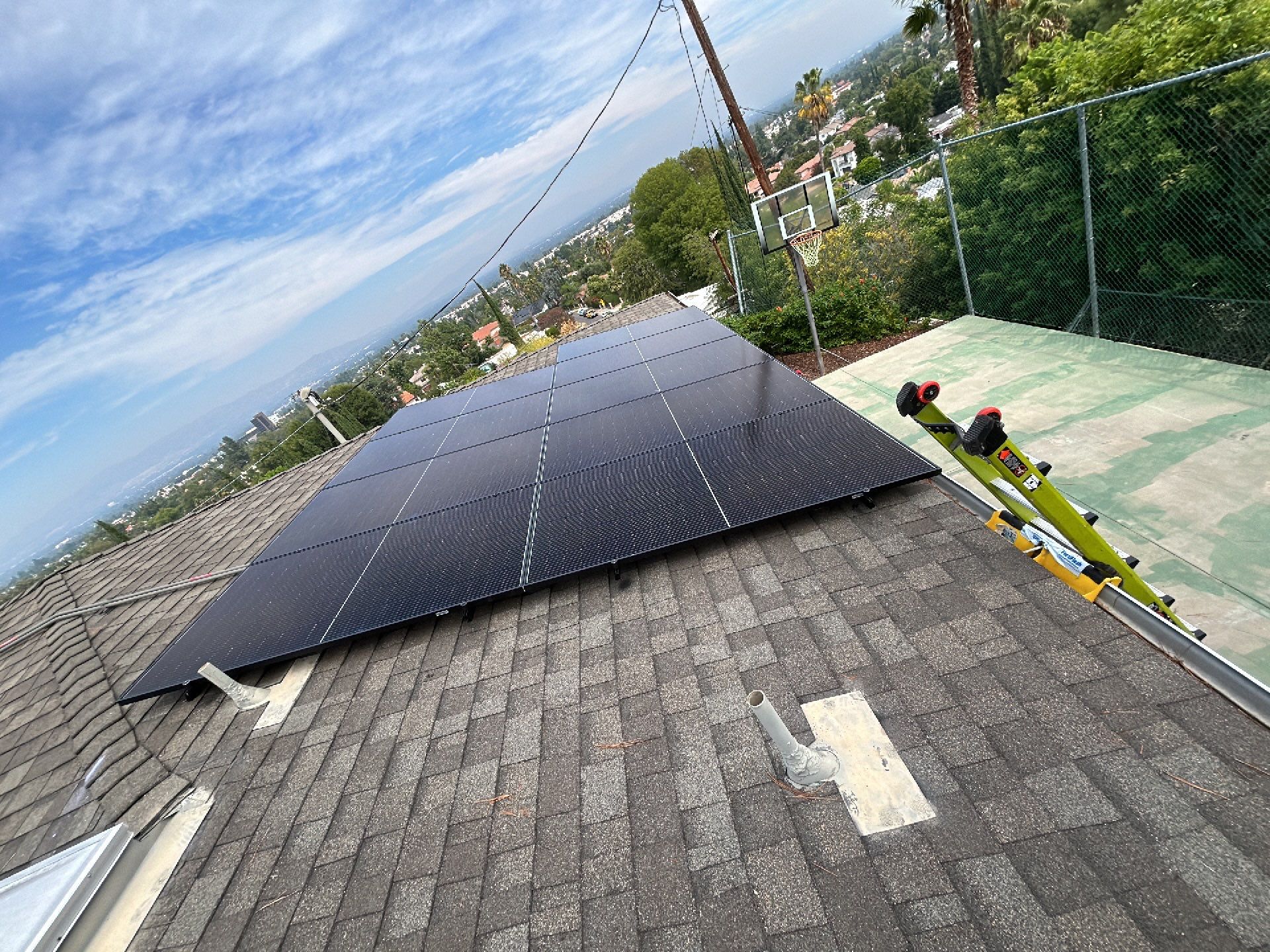 Solar Panel Installation and 200-Amp Electrical Service Upgrade in Los Angeles by AWS Solar