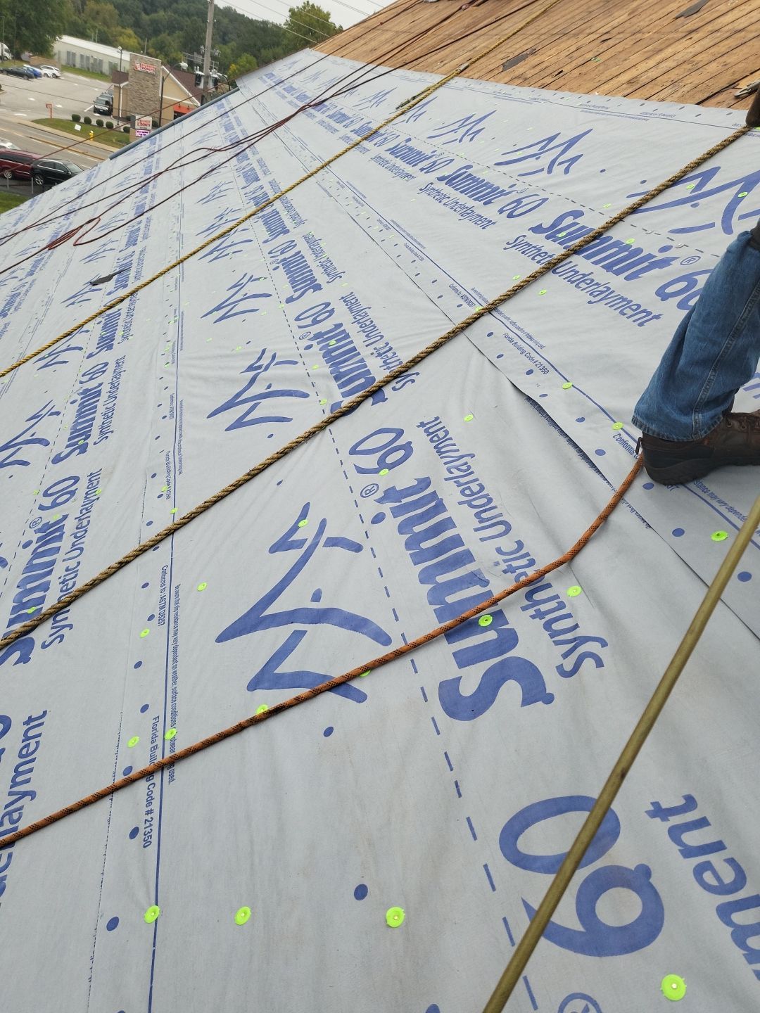 Atlas Pinnacle, Color, Black Pristine, Drip Edge, Color, Birch White by Eagle Eye Roofing