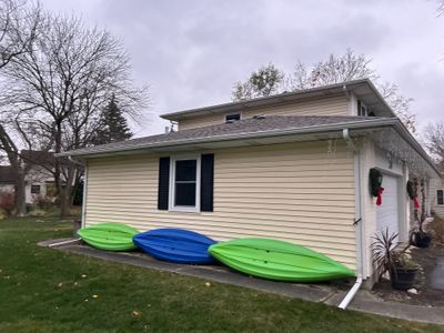 Turtle Shell gutter protection installation in Naperville, IL 60540, photograph 2