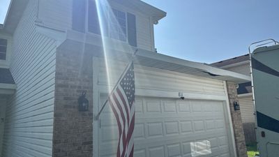 Completed gutter protection installation in Bartlett, IL 60103