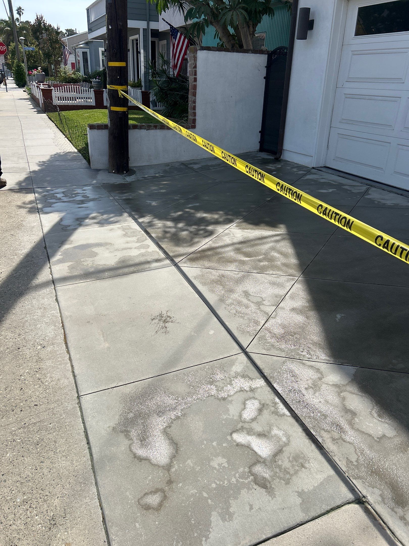 Sandblasting & Sealing Concrete Driveway In Long Beach, CA by La Power Washing Inc