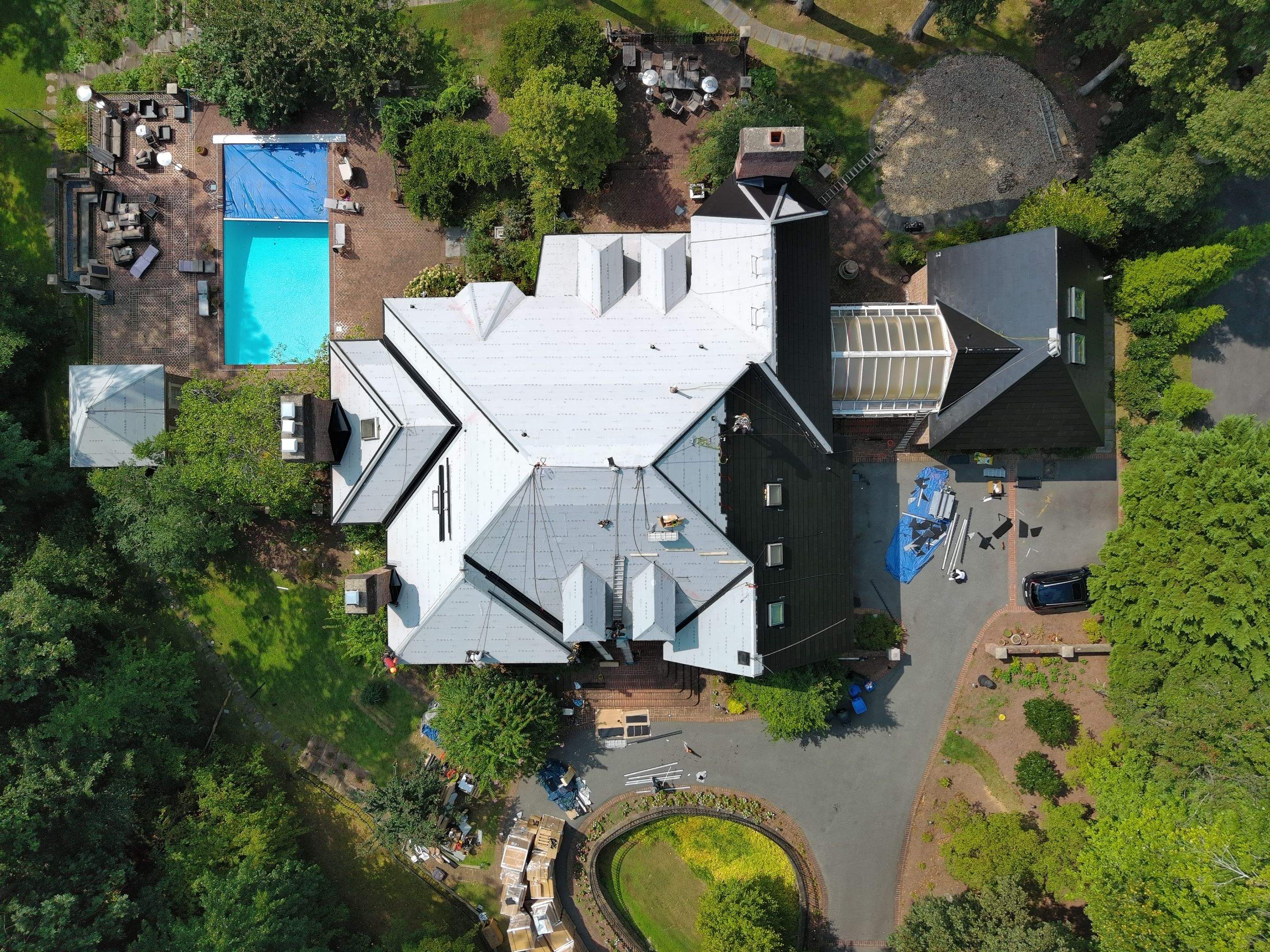 Extravagant Tesla Solar Roof in Maryland by American Home Contractors