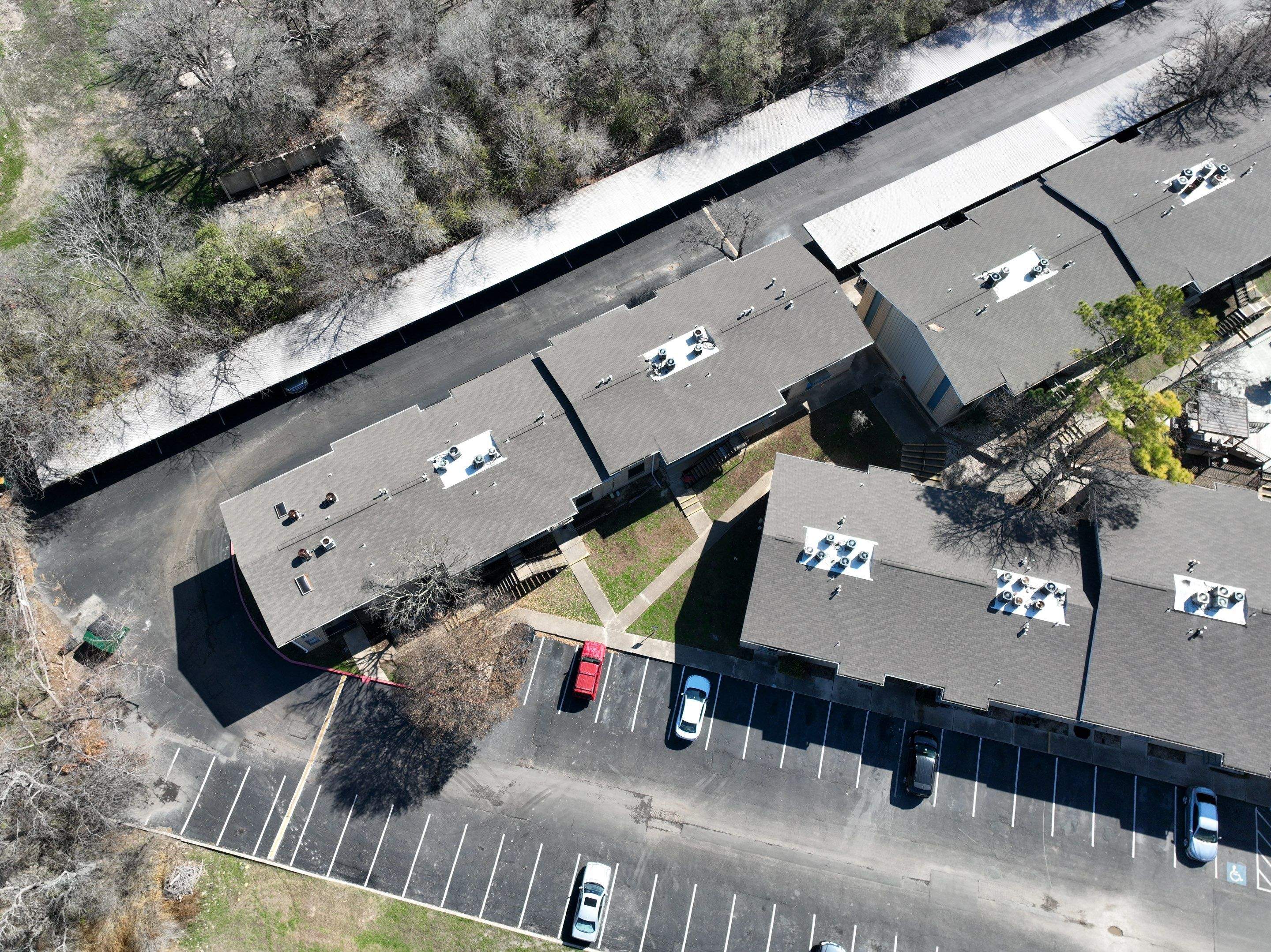 Commercial Roof Inspection using Drone Inspection by Premier Roofing and Contracting