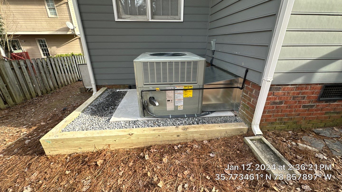 Trane Package Unit Installation by Nick's Mechanical LLC.