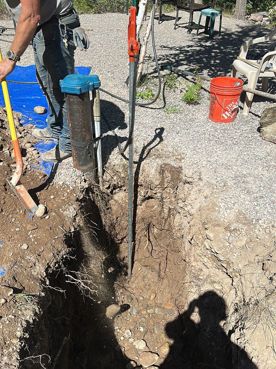 Replace non-functioning yard hydrant by Alto Well and Pump, LLC