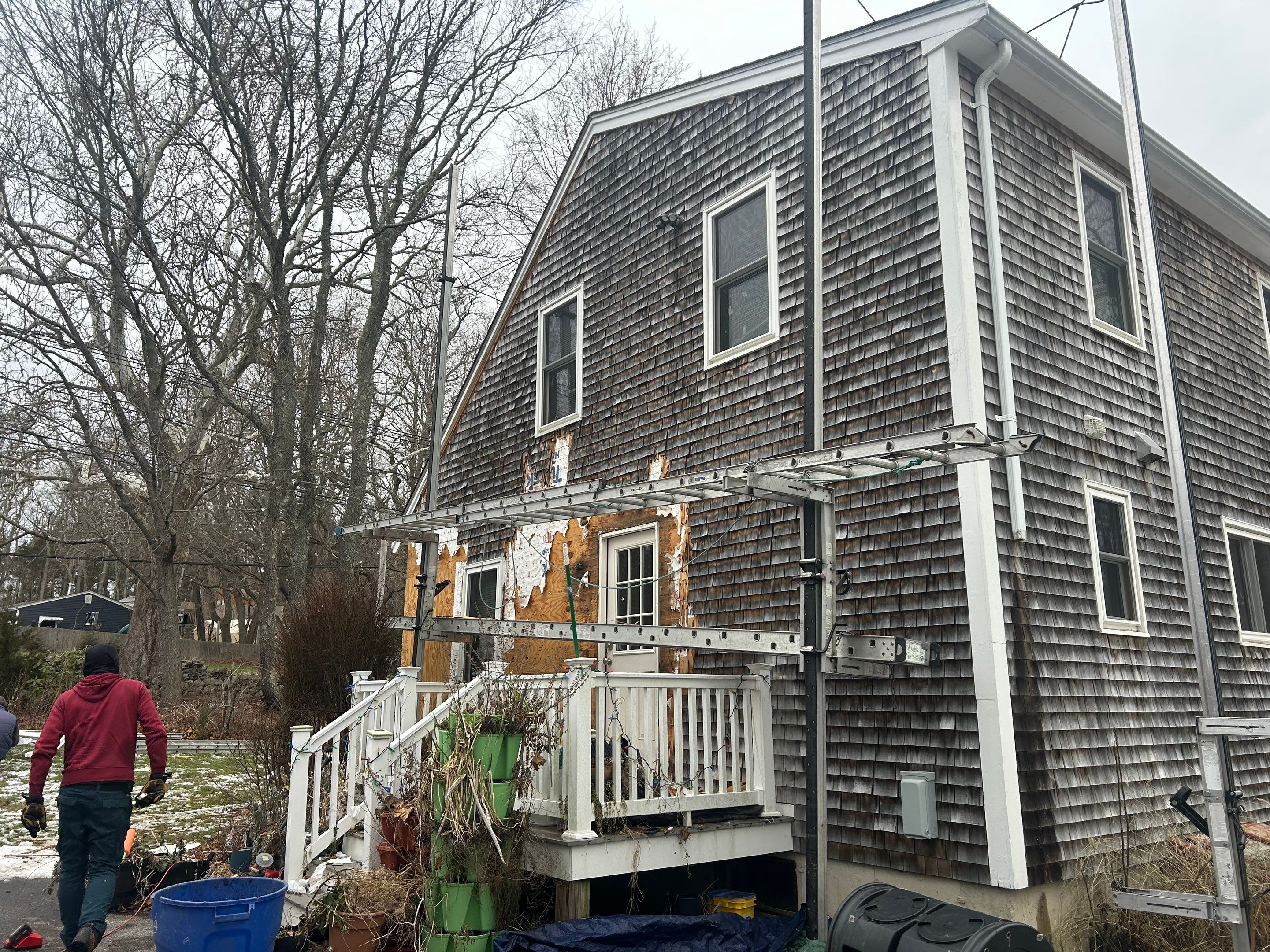 James Hardie siding in Dream Collection color - Dighton, MA by UBrothers Construction