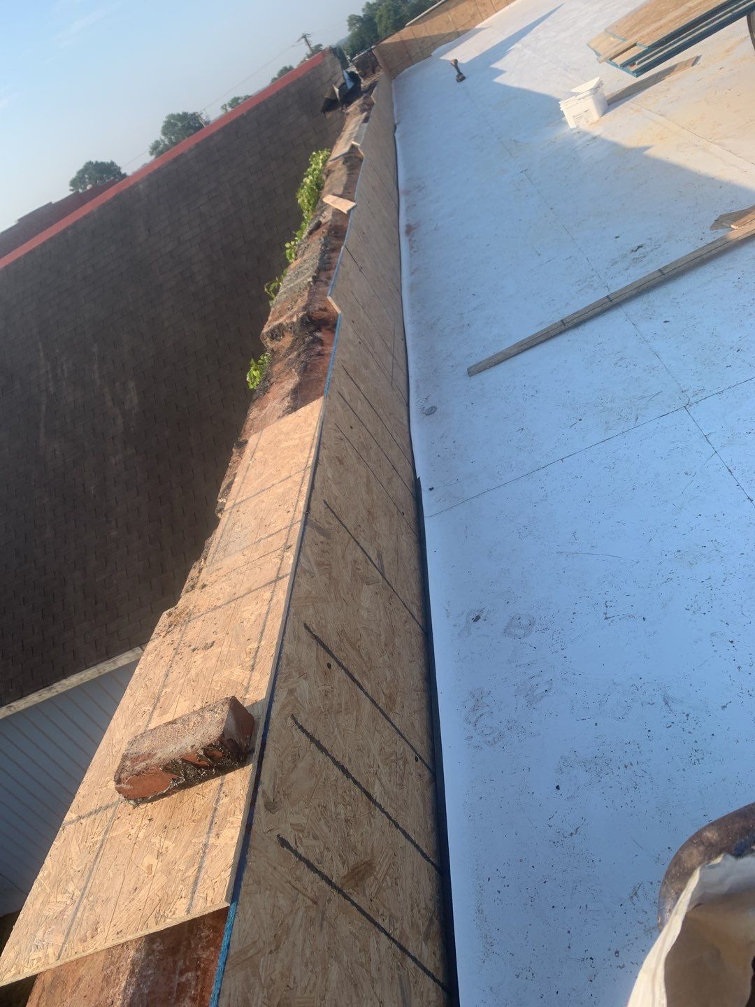 Commercial Roofing Installation in DeQueen, AR, using 50 mil PVC by Hostetler Roofing