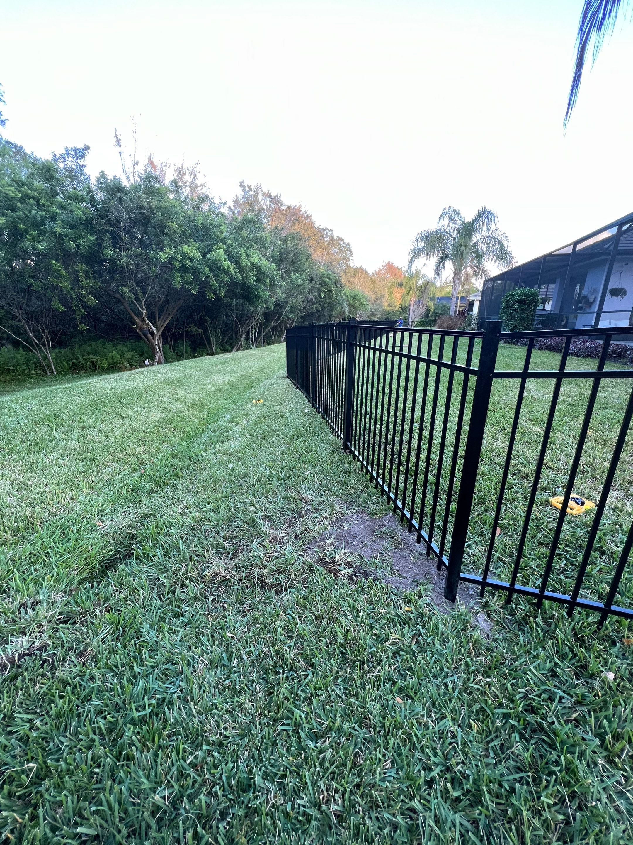 Bradenton, FL  4ft. Tall 3-rail Black Aluminum Fence  by Asap fence and gates, LLC