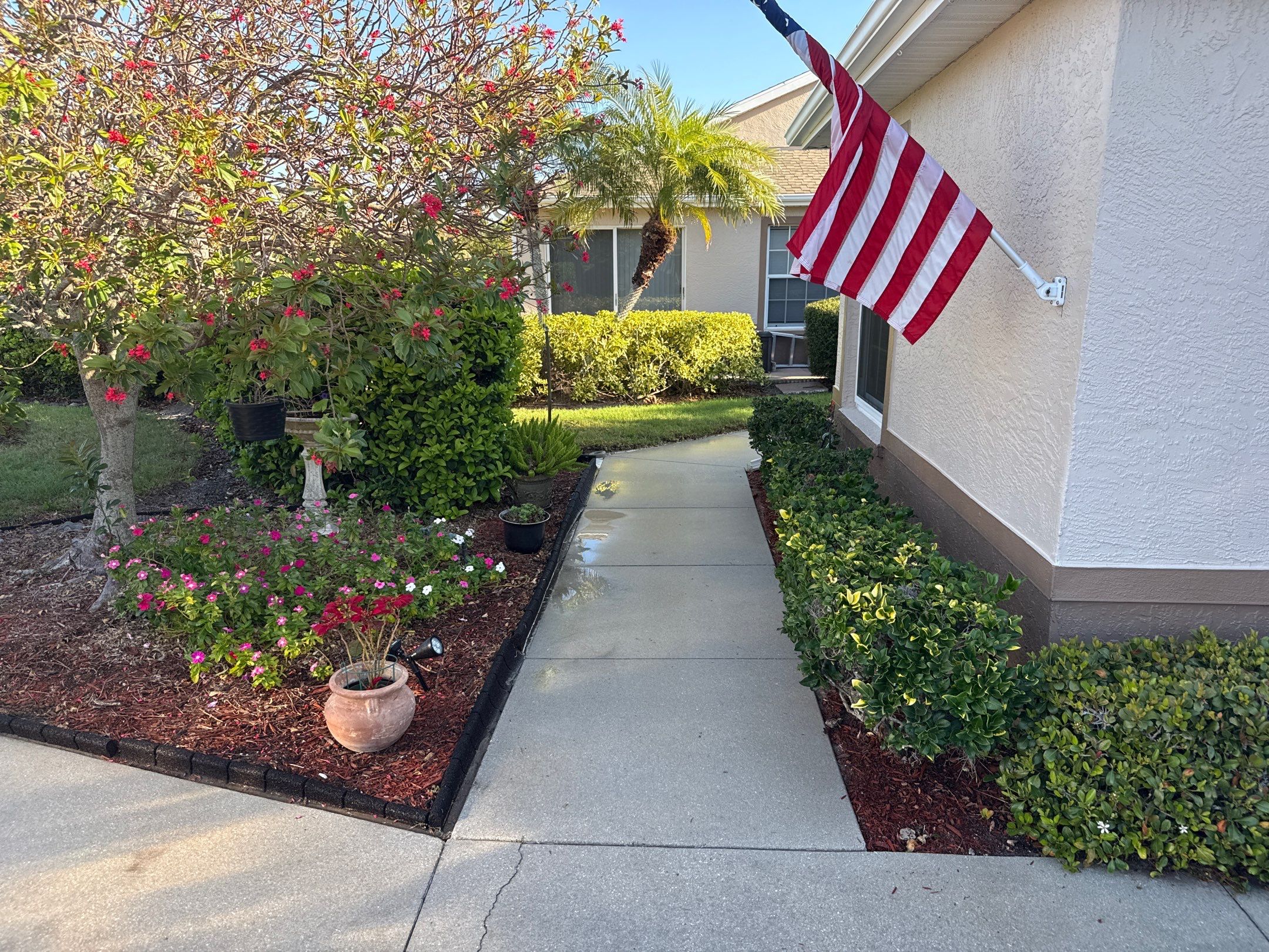 Paver Patio, Driveway & Sidewalk Cleaning in Terra Ceia, FL – Captain’s Court Condos by Sunshine AquaWash