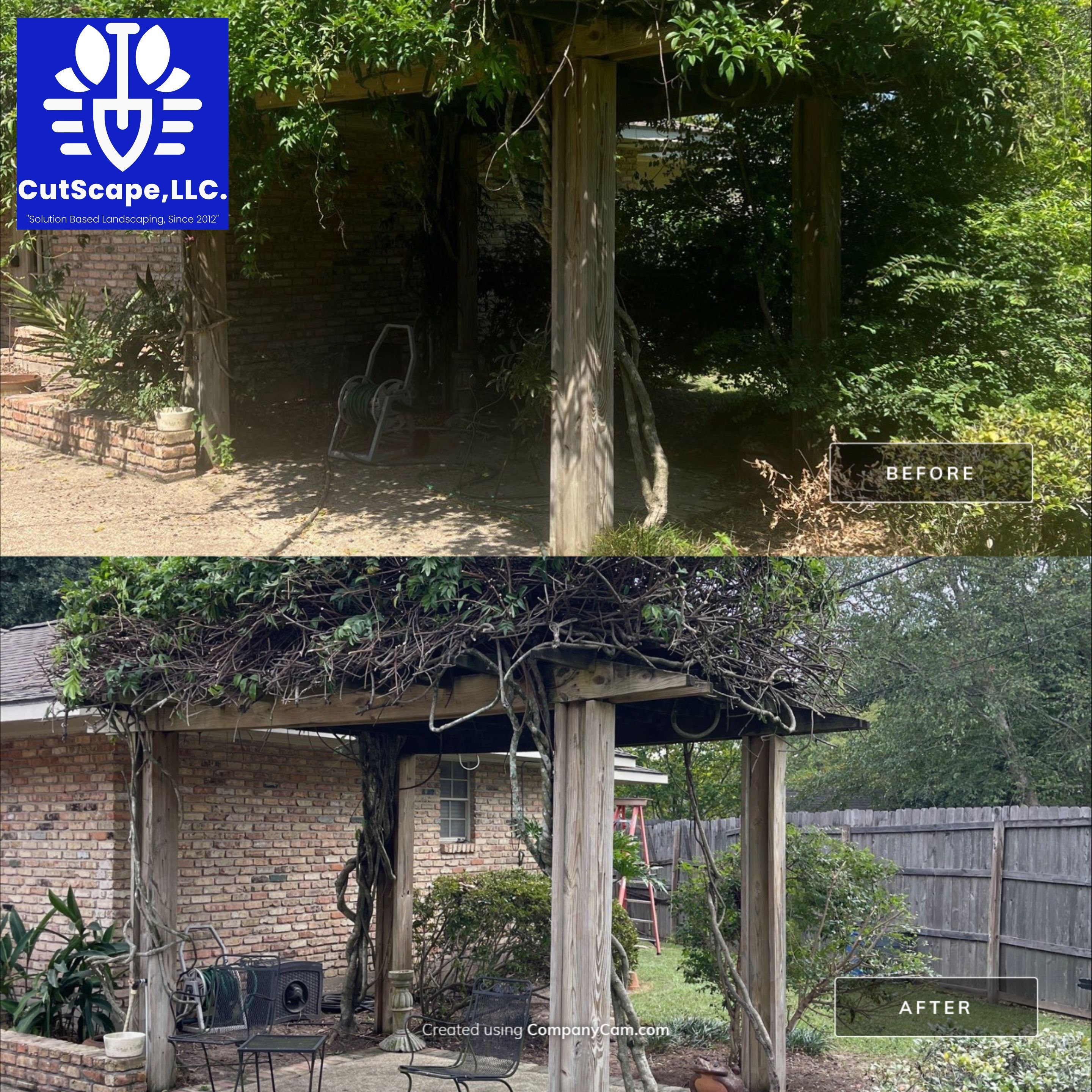 HERBICIDE / CLEAN OUT / TRIM / BRUSH DEBRIS REMOVAL using BRUSH REMOVAL / PROPERTY CLEAN UP LABOR by CutScape, LLC.