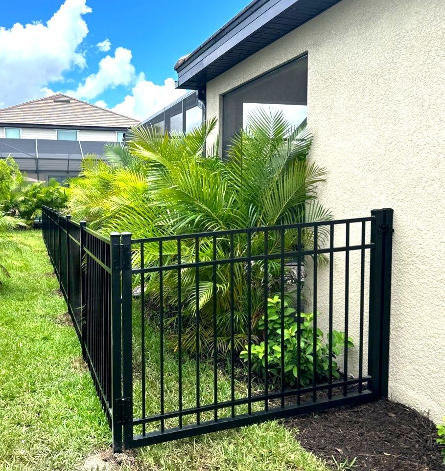 Aluminum Fence Installation using 3 Rail Aluminum Fence by Asap fence and gates, LLC