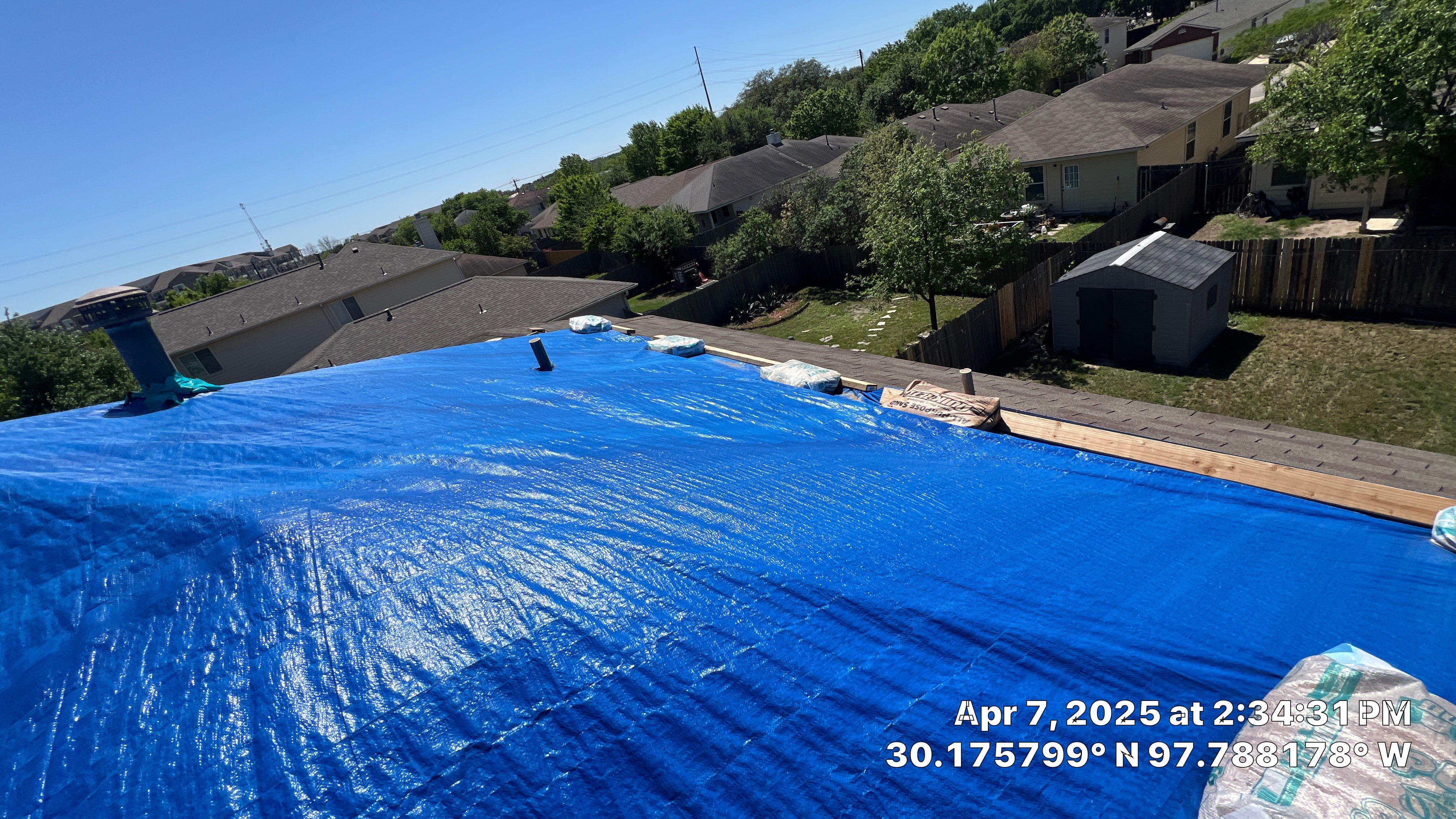 Roofing Replacement and Sheathing Repair in Austin, Texas by Caliber Restoration LLC